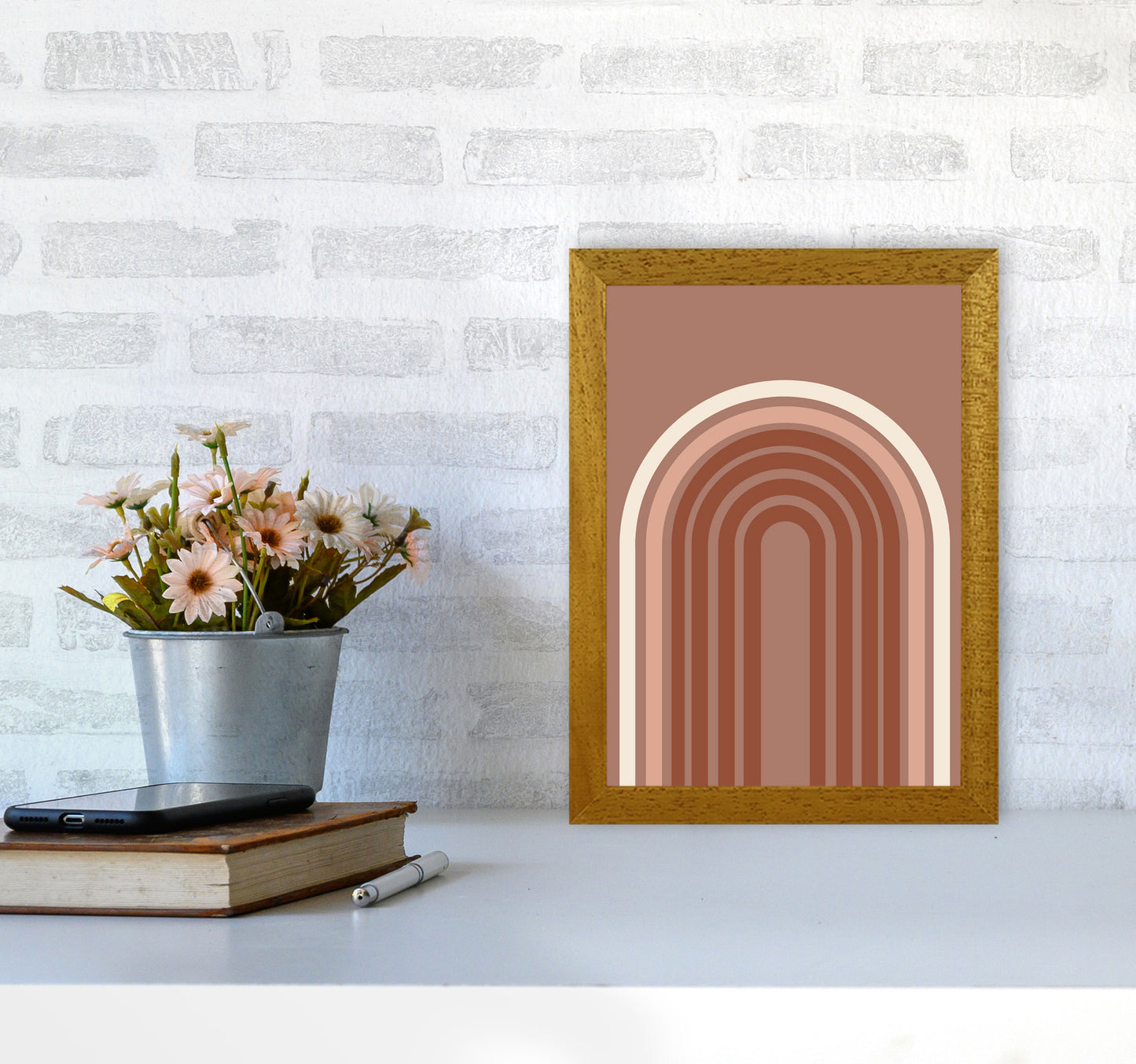 Autumn Aubrey abstract Art Print by Pixy Paper A4 Print Only