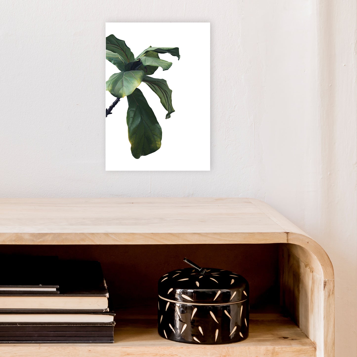 Plant Head Part One Art Print by Pixy Paper A4 Black Frame