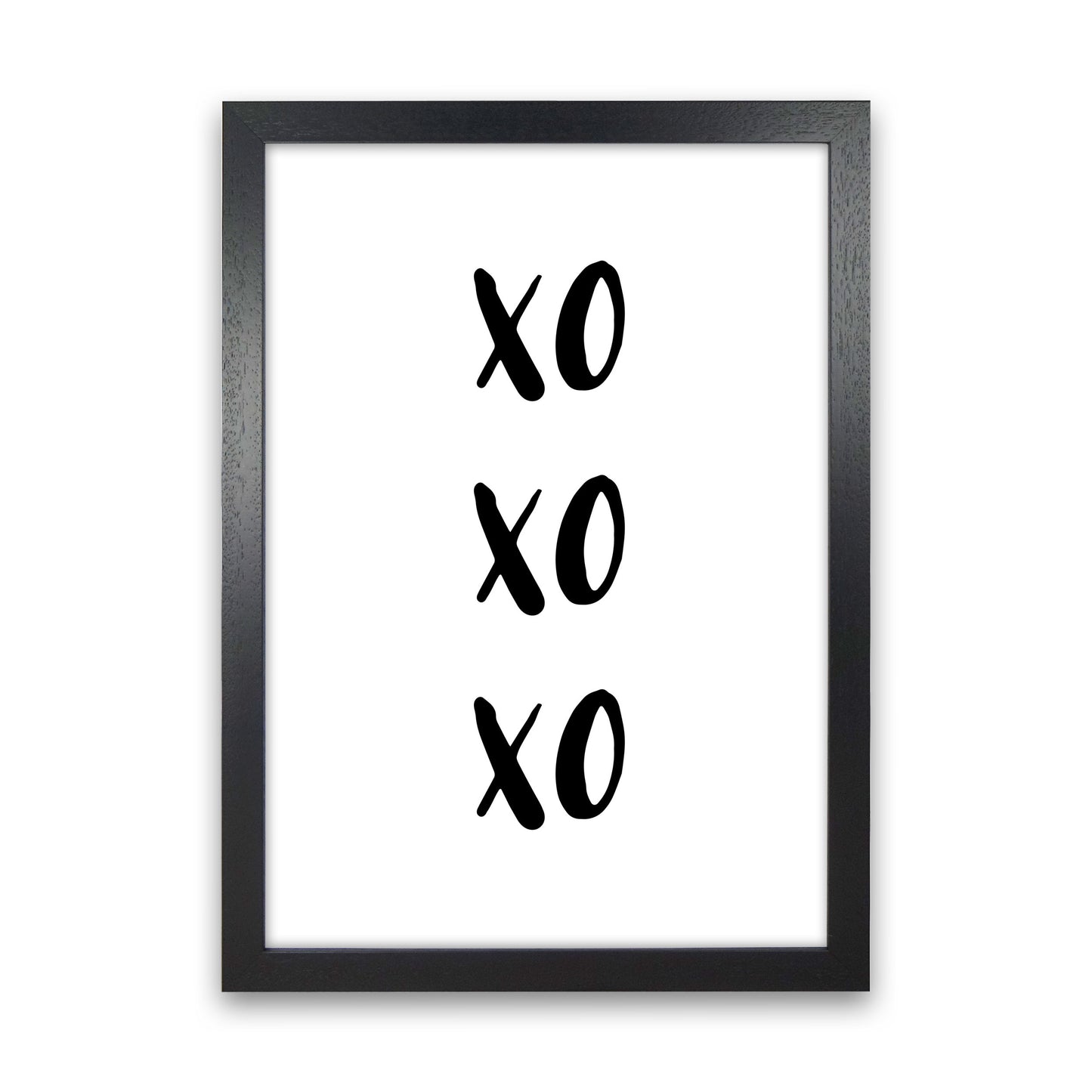 XOXOXO Modern Print Black Grain