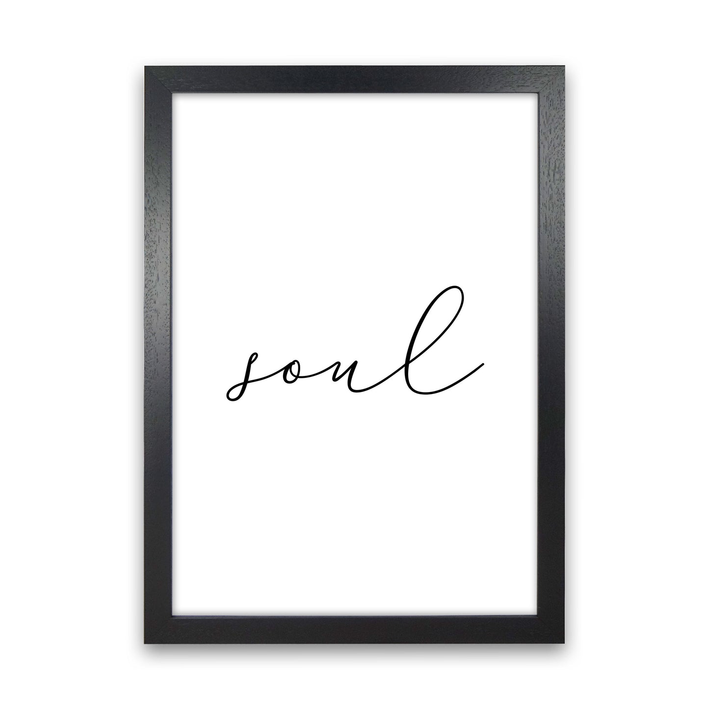 Soul Modern Print Black Grain
