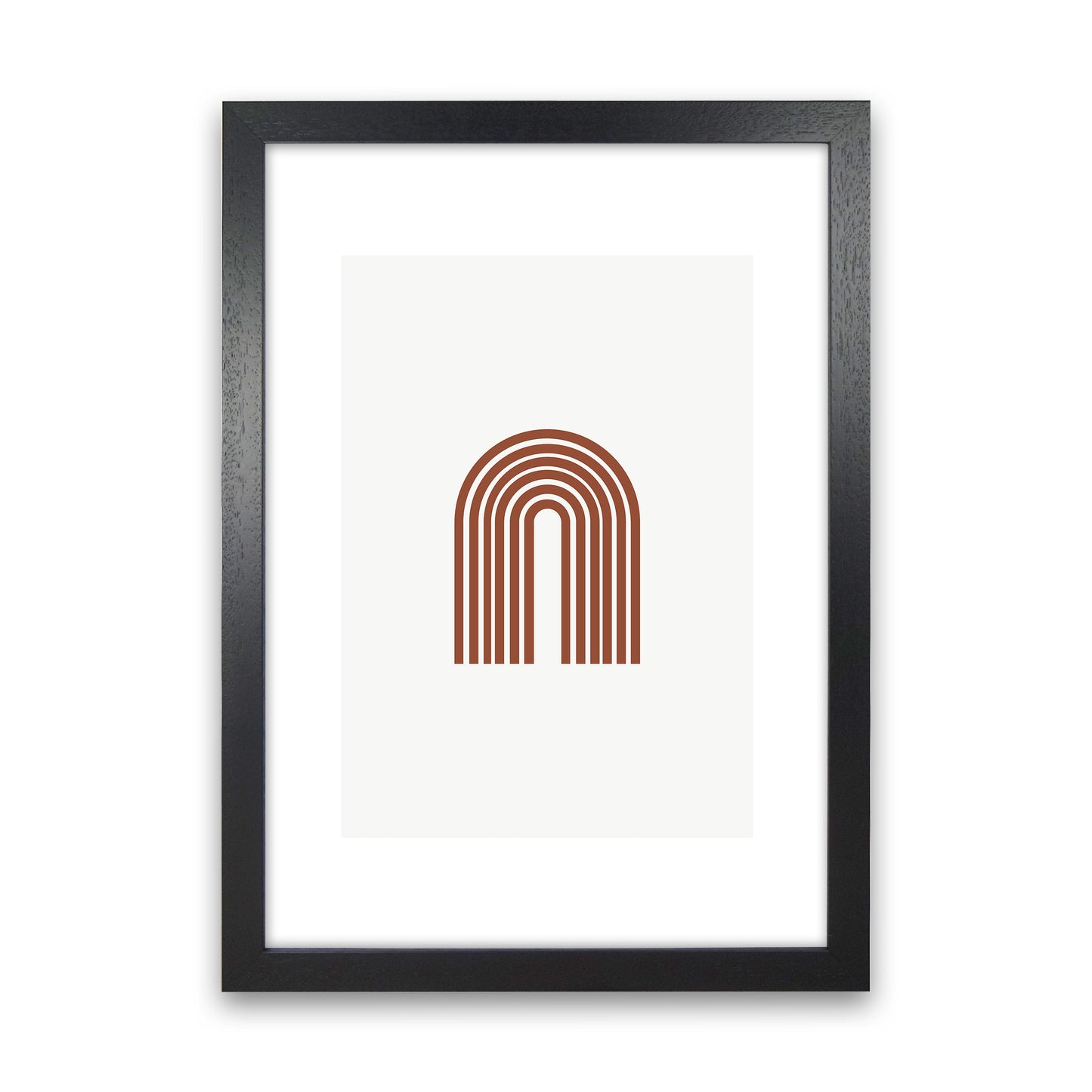 Mica Sand Rainbow N18 Art Print by Pixy Paper Black Grain