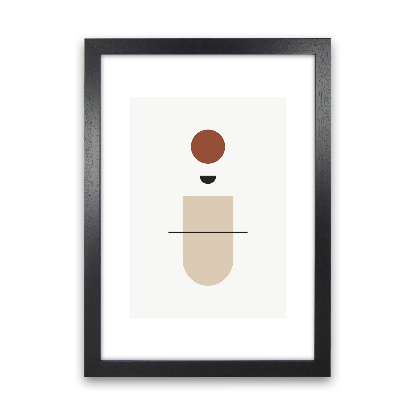 Mica Sand N11 Art Print by Pixy Paper Black Grain