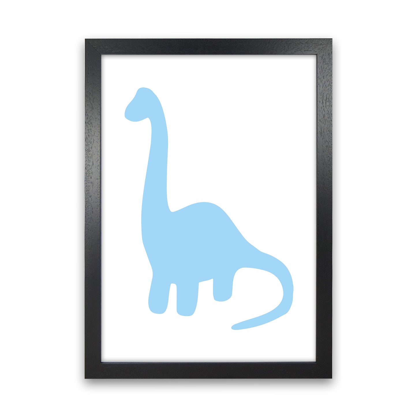 Brach Light Blue Art Print by Pixy Paper Black Grain