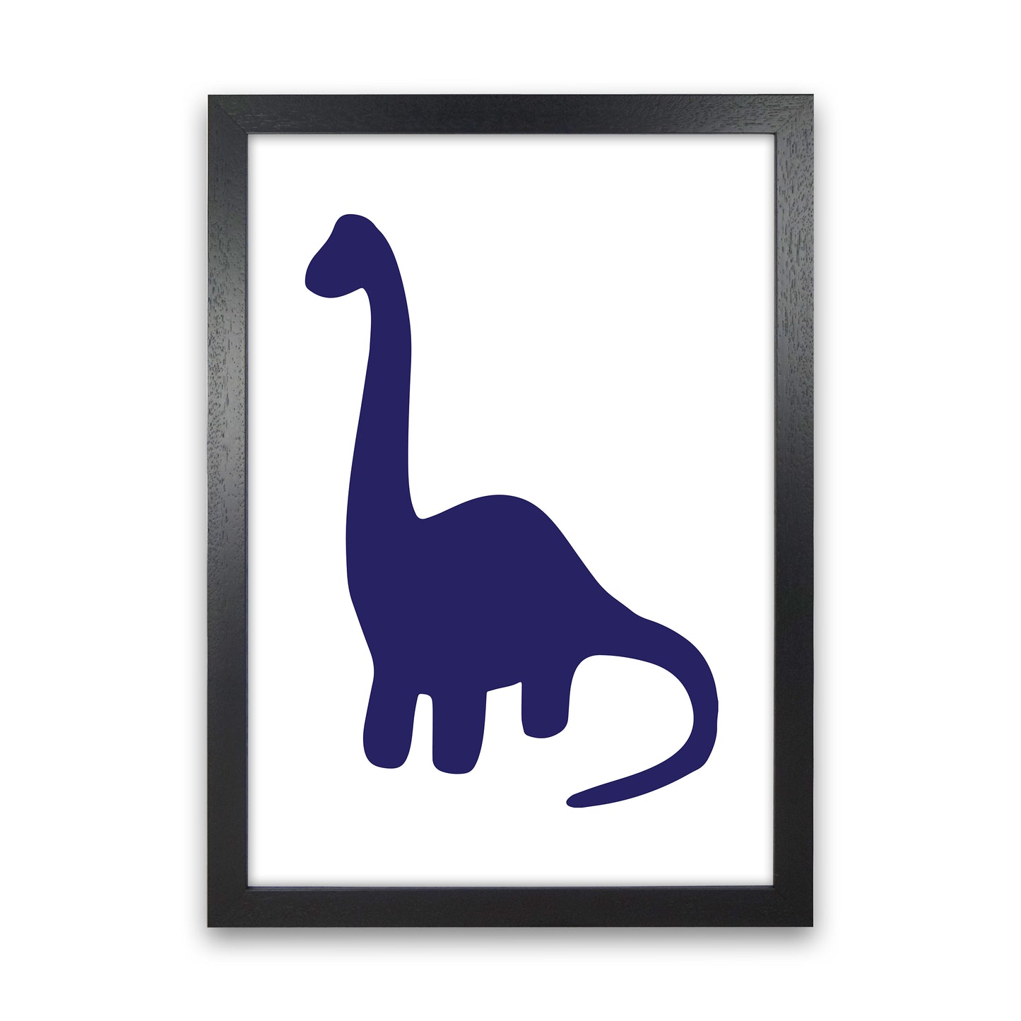 Brach Navy Art Print by Pixy Paper Black Grain