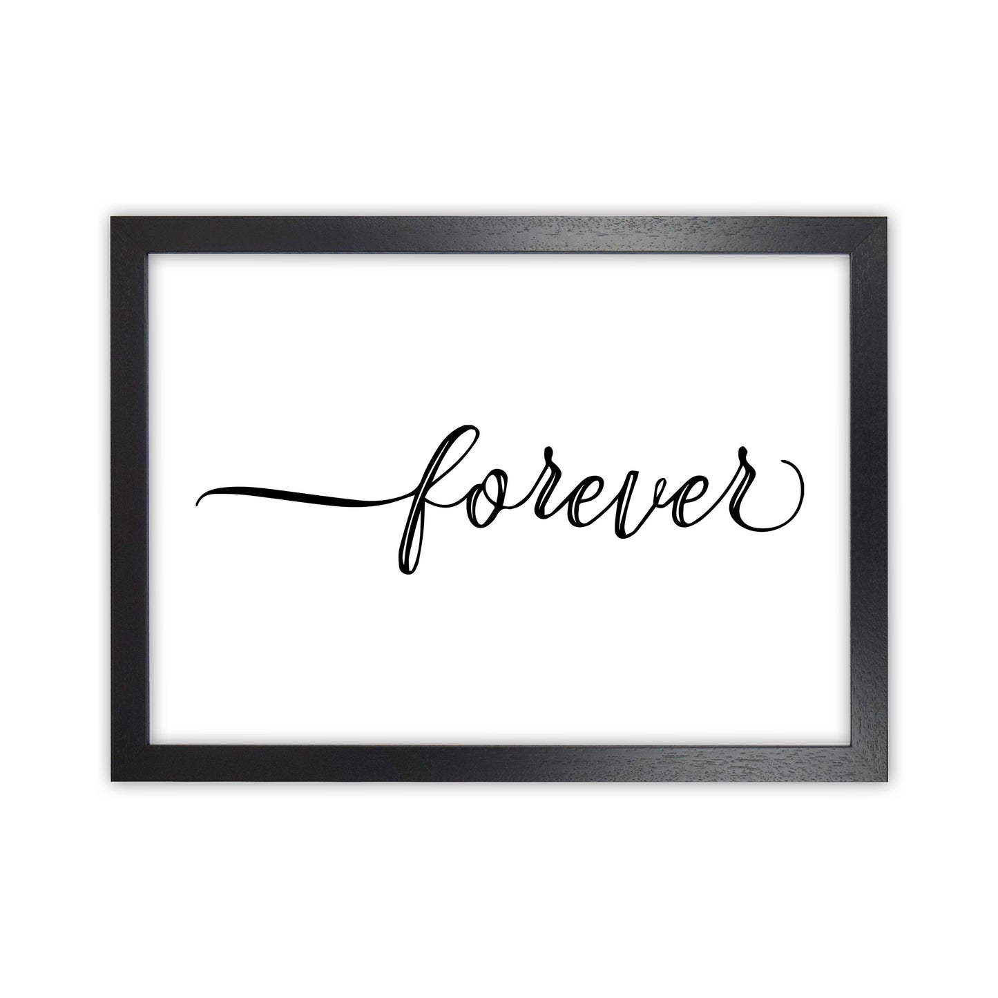 Forever Landscape Art Print by Pixy Paper Black Grain