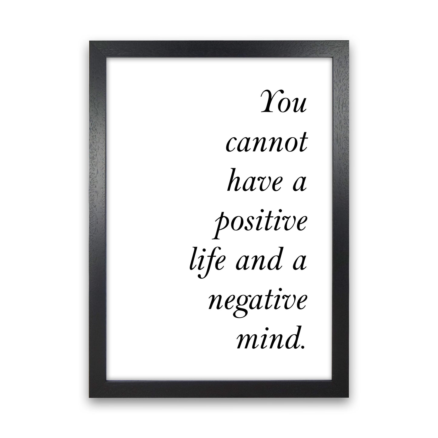 You Cannot Have Art Print by Pixy Paper Black Grain