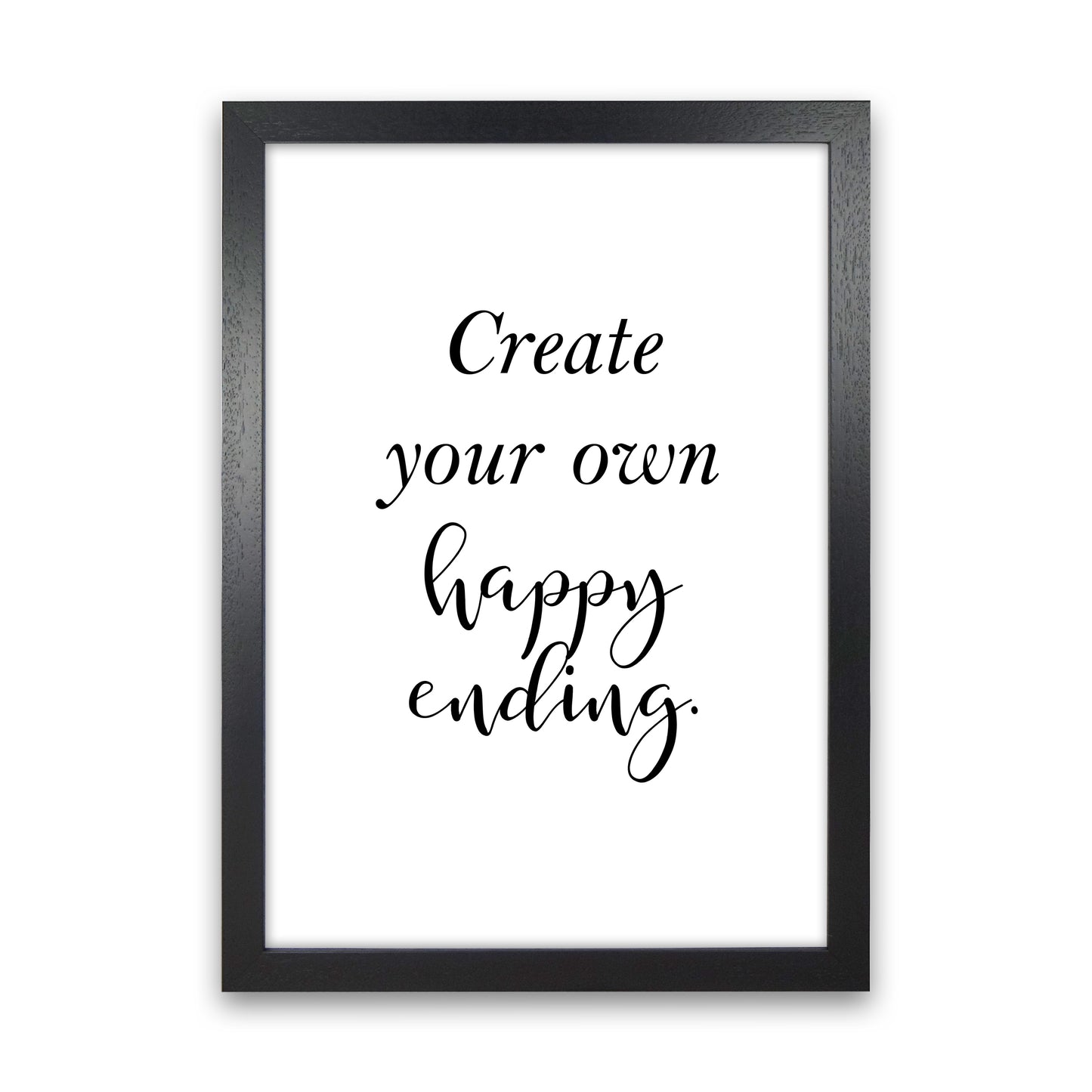 Create Your Own Art Print by Pixy Paper Black Grain
