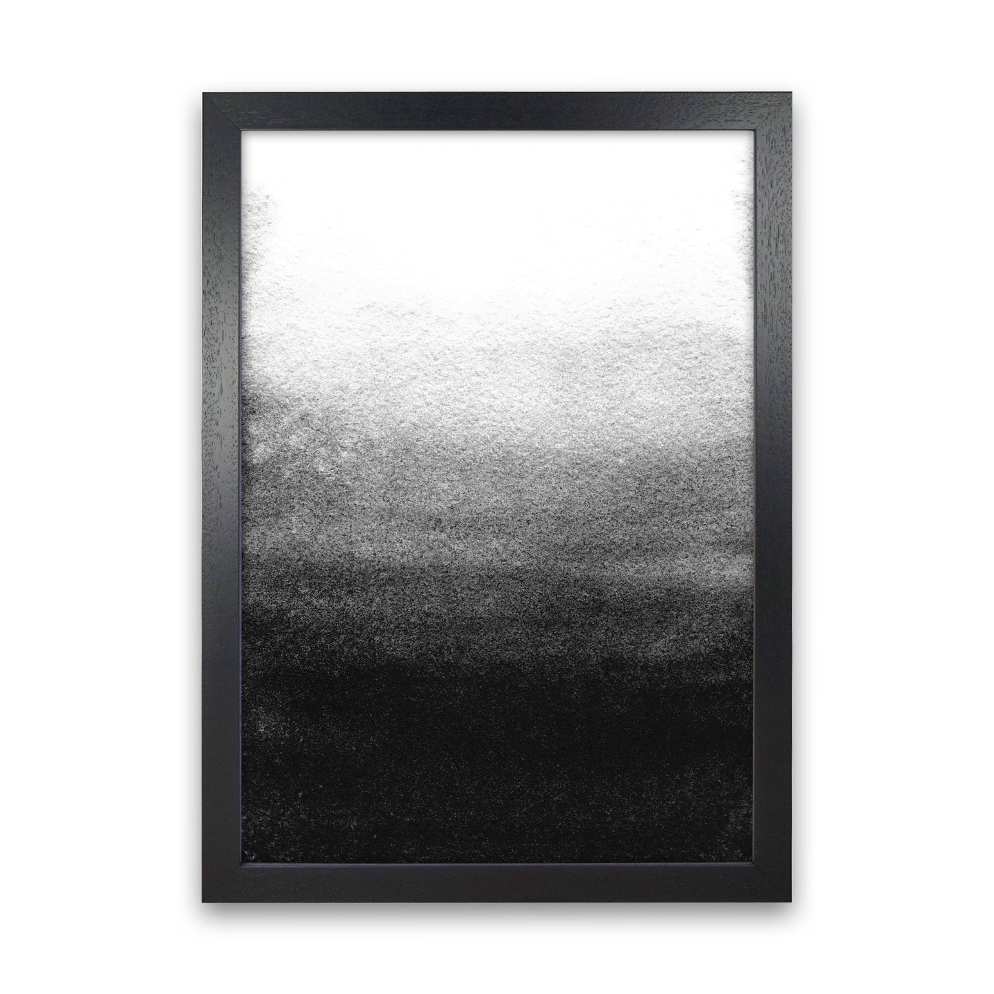 Majestic Monochrome Watercolour 07 Art Print by Pixy Paper Black Grain