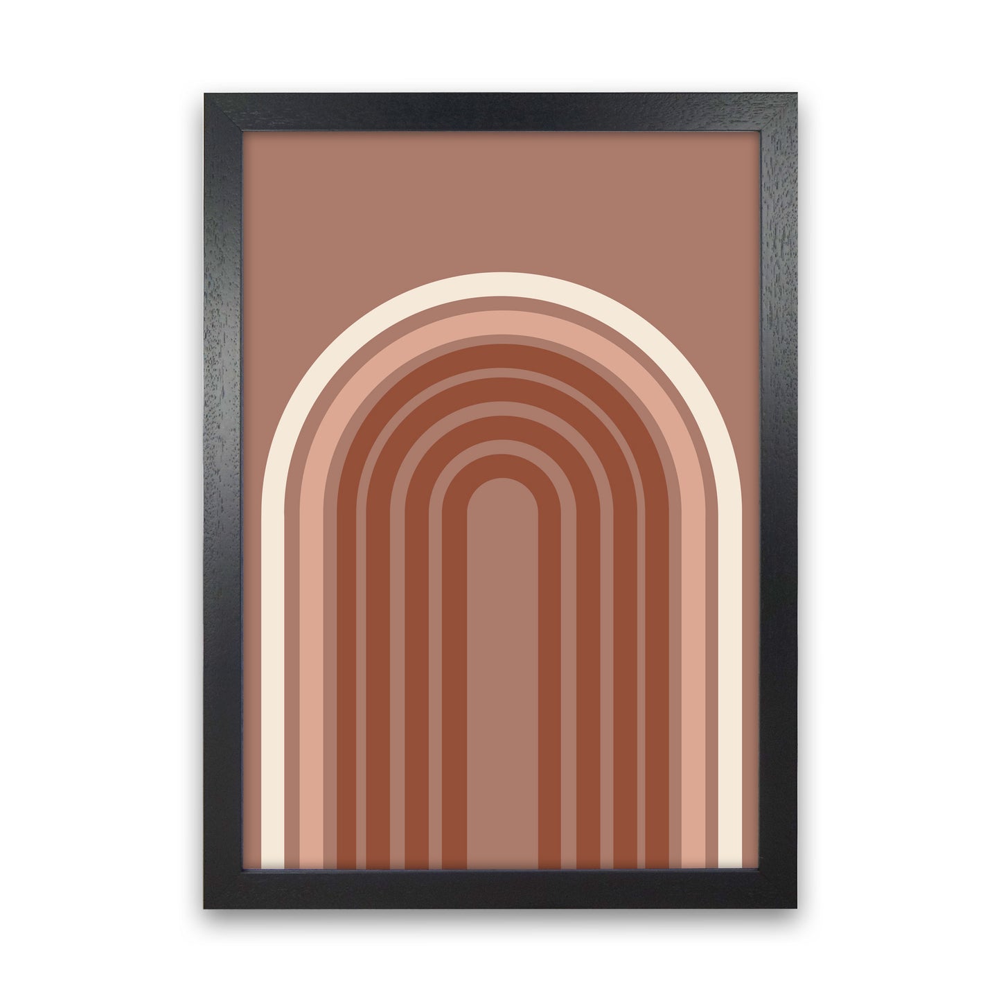 Autumn Aubrey abstract Art Print by Pixy Paper Black Grain