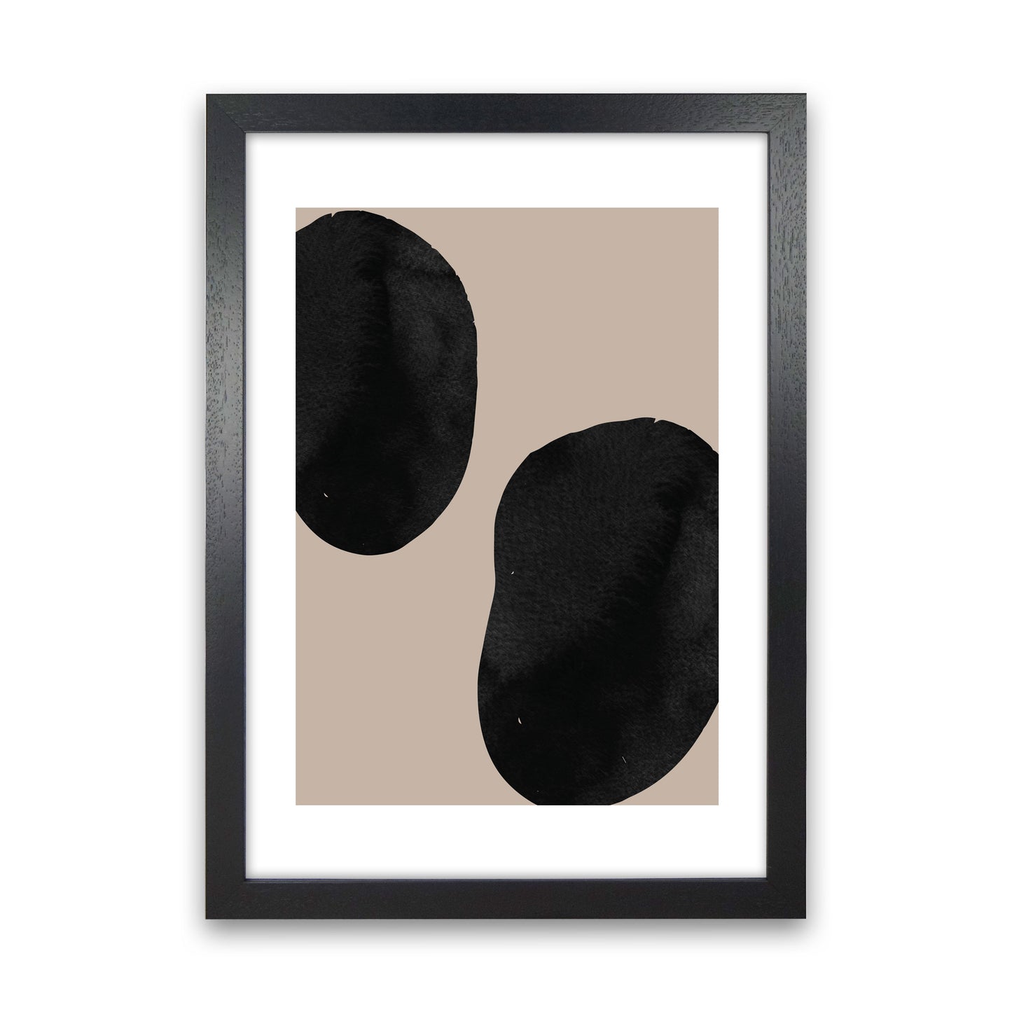 Autumn Alice abstract Art Print by Pixy Paper Black Grain
