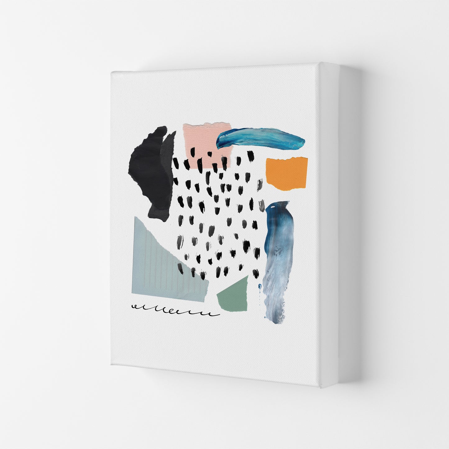 Abstract Shapes Artboard Modern Print Canvas