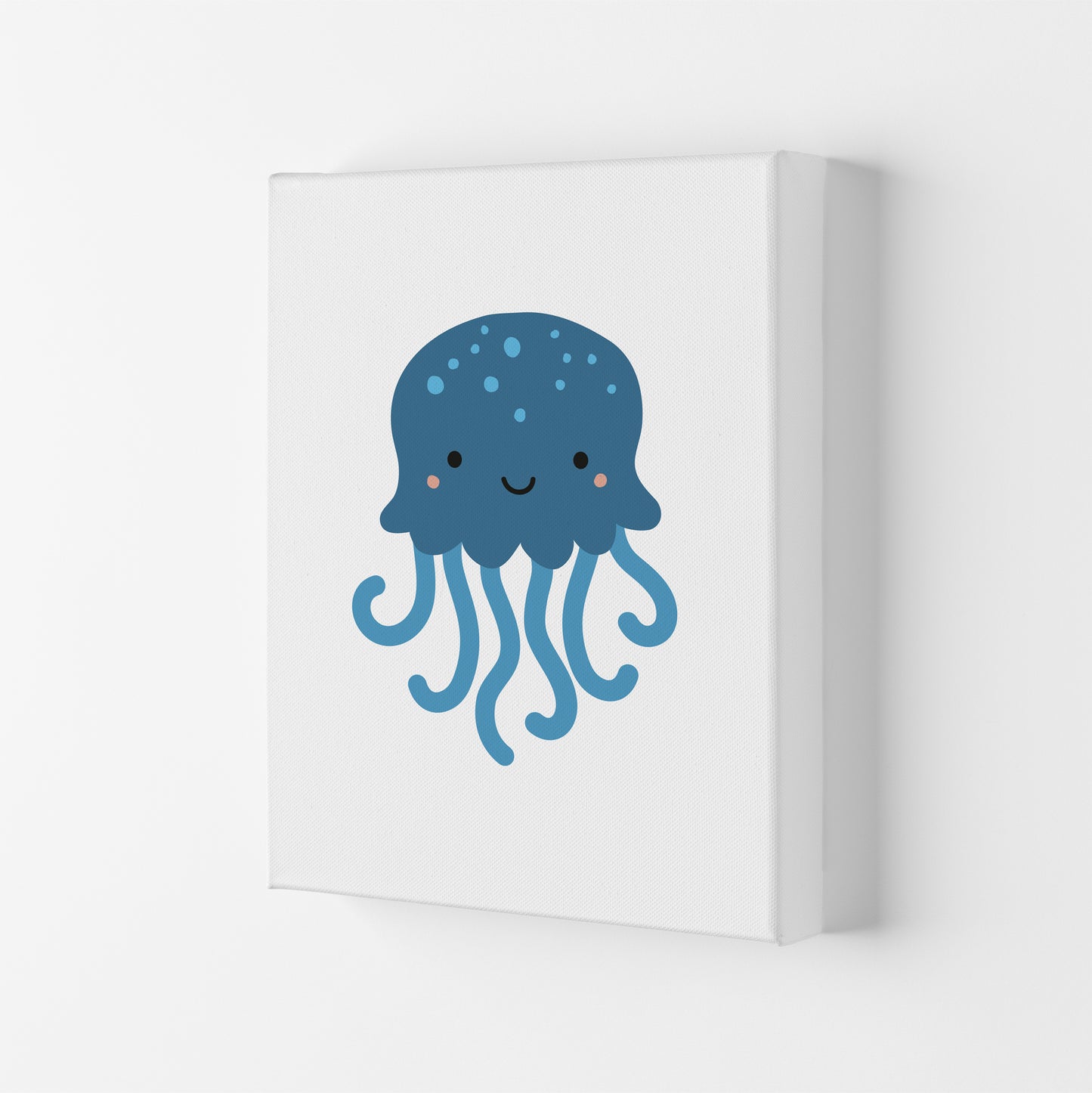 Children's Animals, Jellyfish Modern Print Canvas