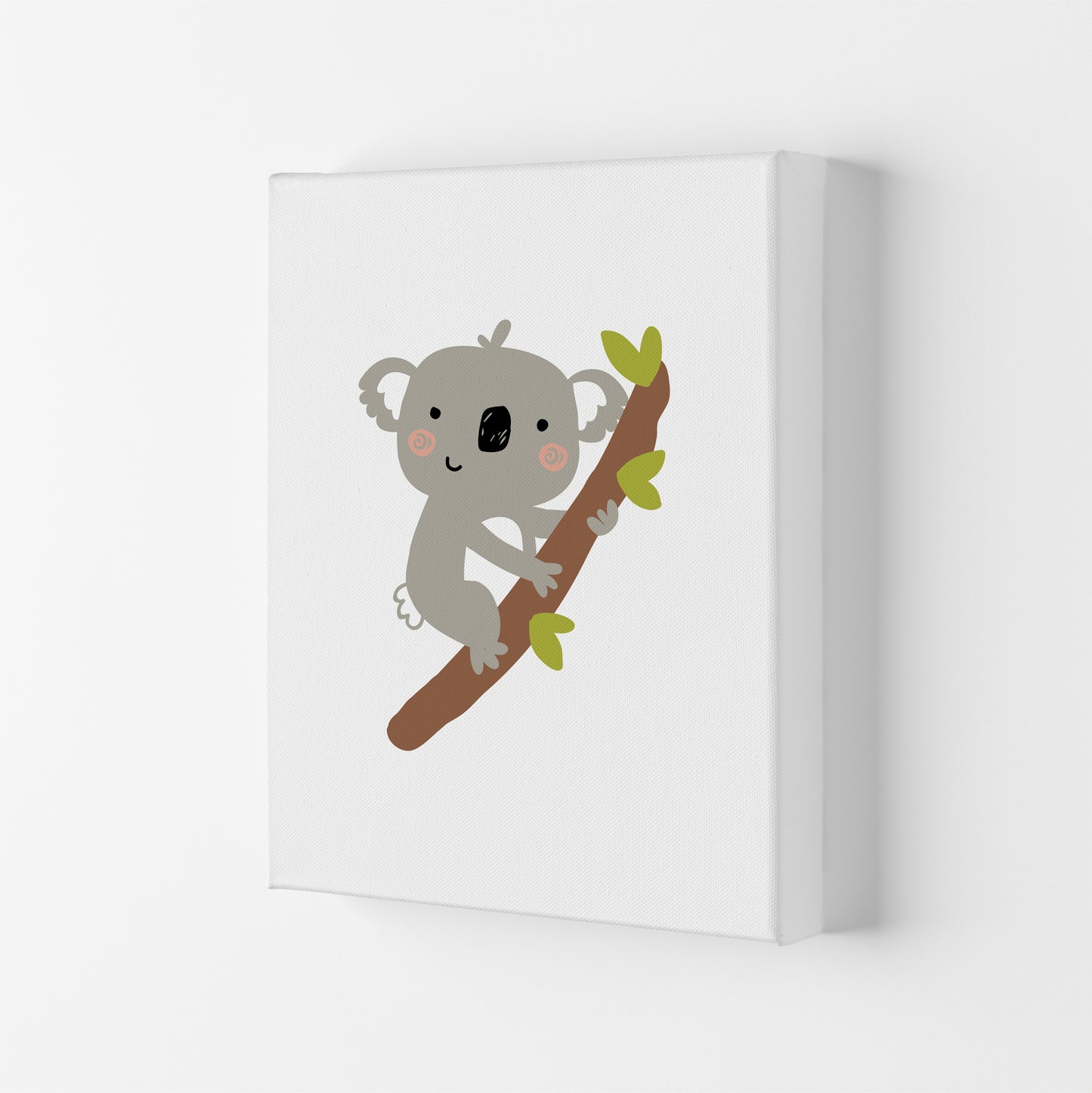 Children's Animals, Koala Modern Print Canvas