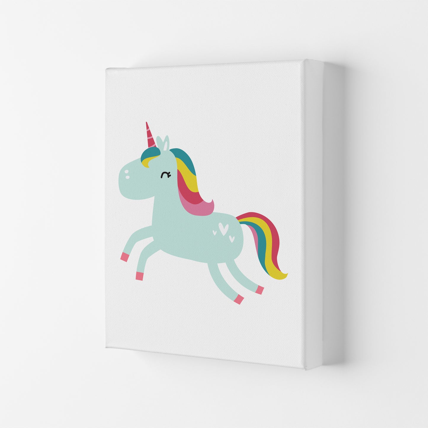 Children's Animals, Unicorn Modern Print Canvas