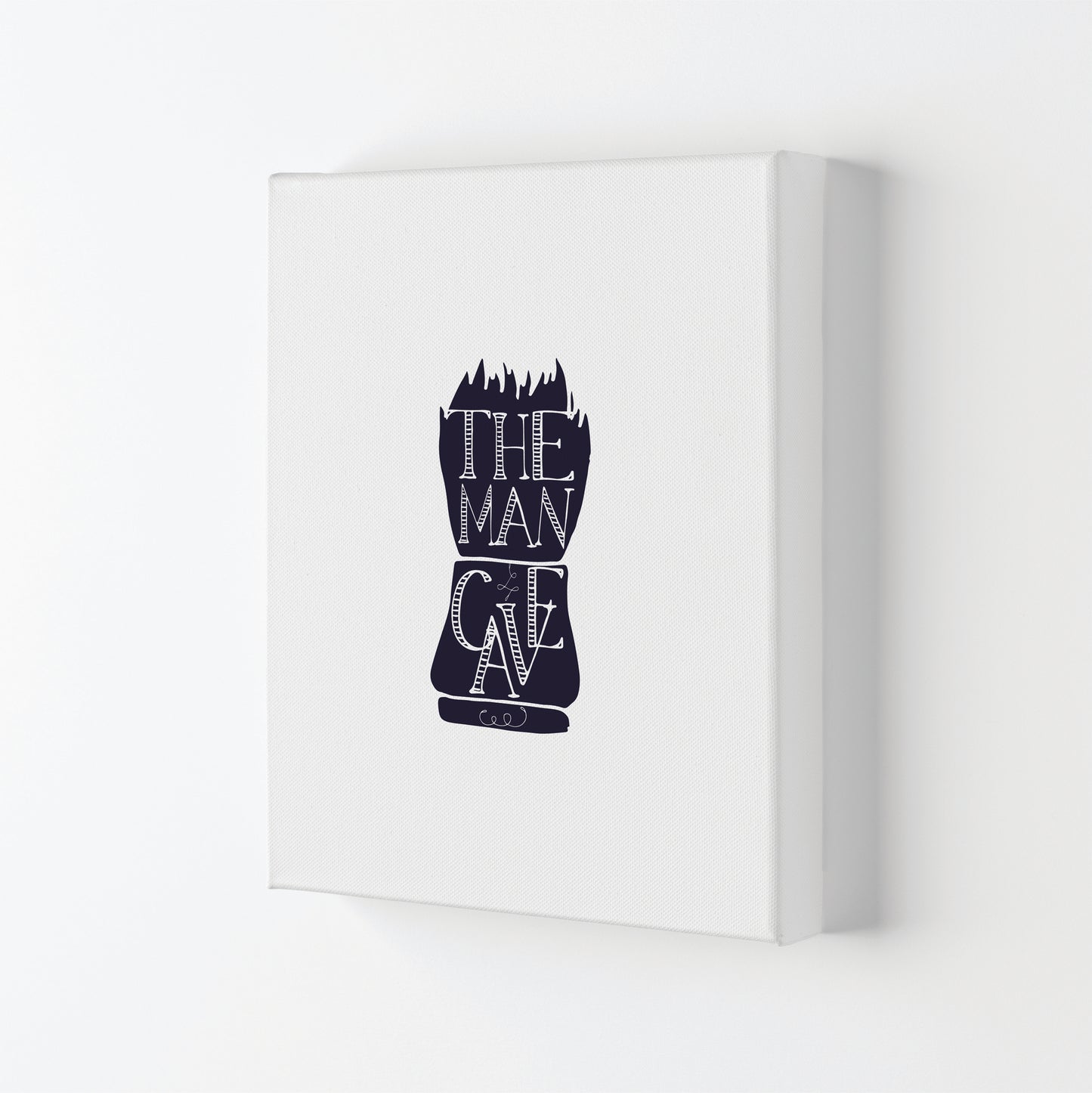 The Man Cave 2 Modern Print, Framed Bathroom Wall Art Canvas
