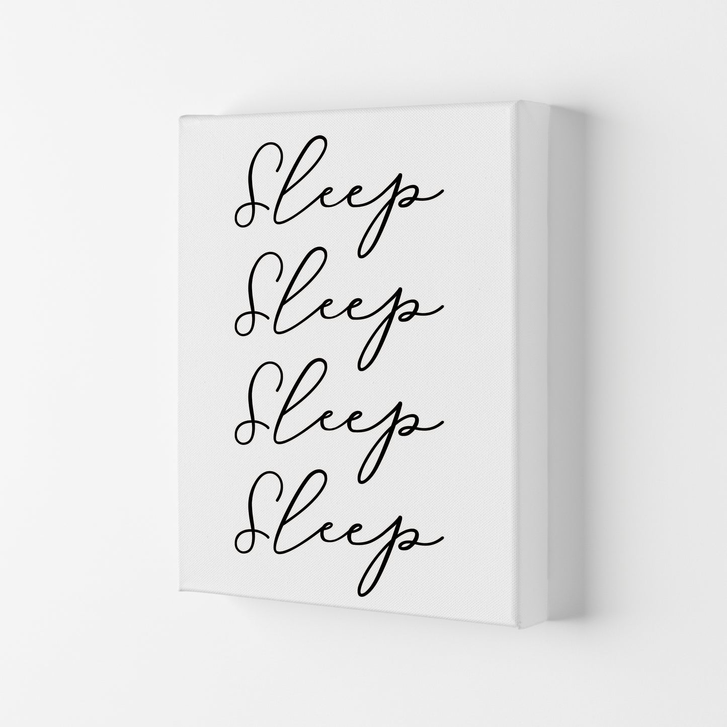 Sleep Modern Print Canvas