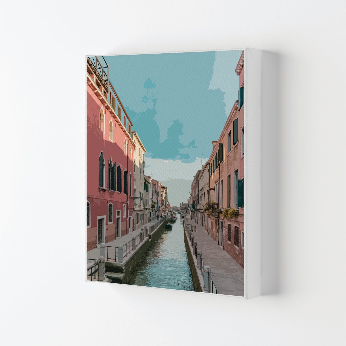 Venice Portrait 2 Modern Print Canvas