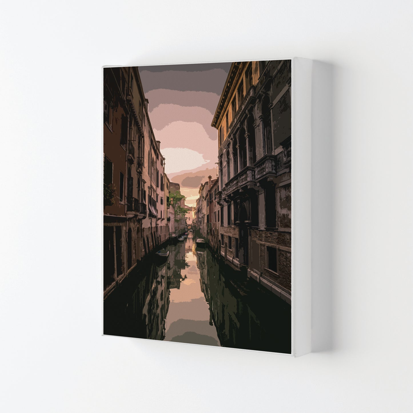Venice Portrait 3 Modern Print Canvas
