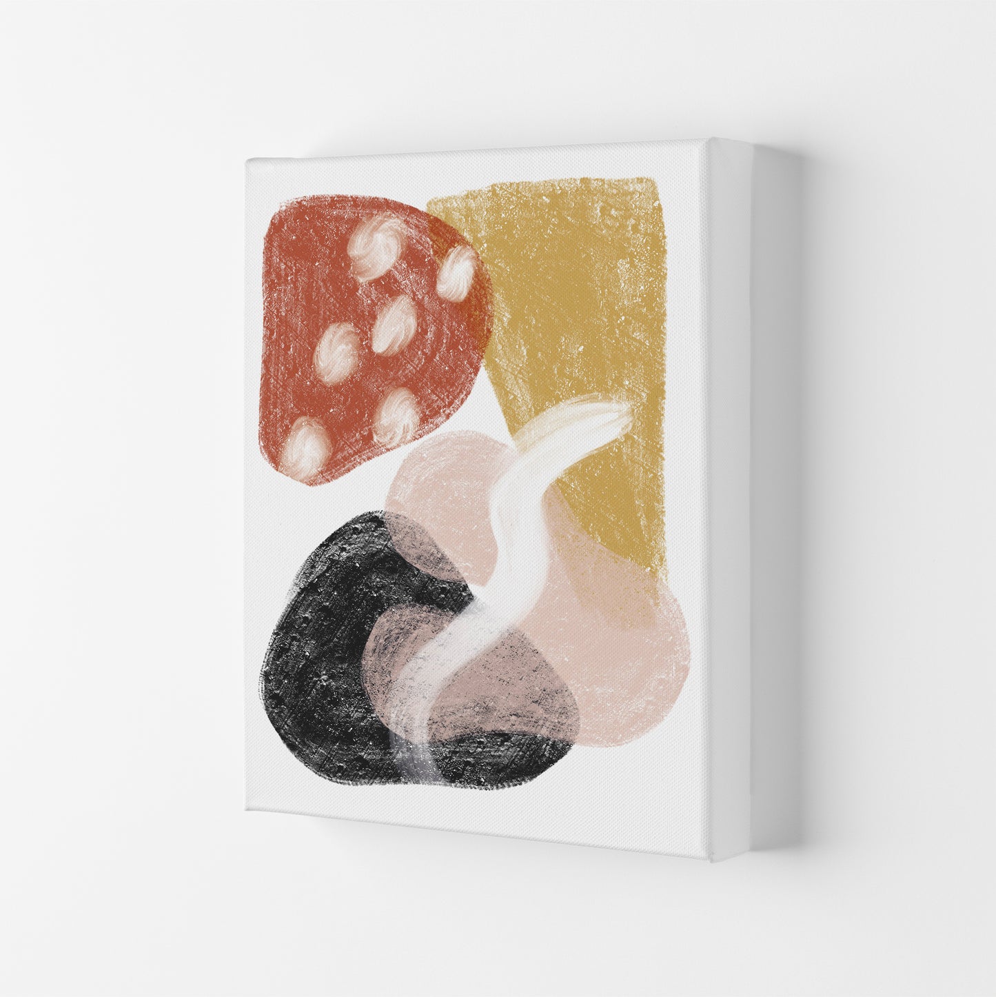 Dalia Chalk Mix Match Shapes Art Print by Pixy Paper Canvas