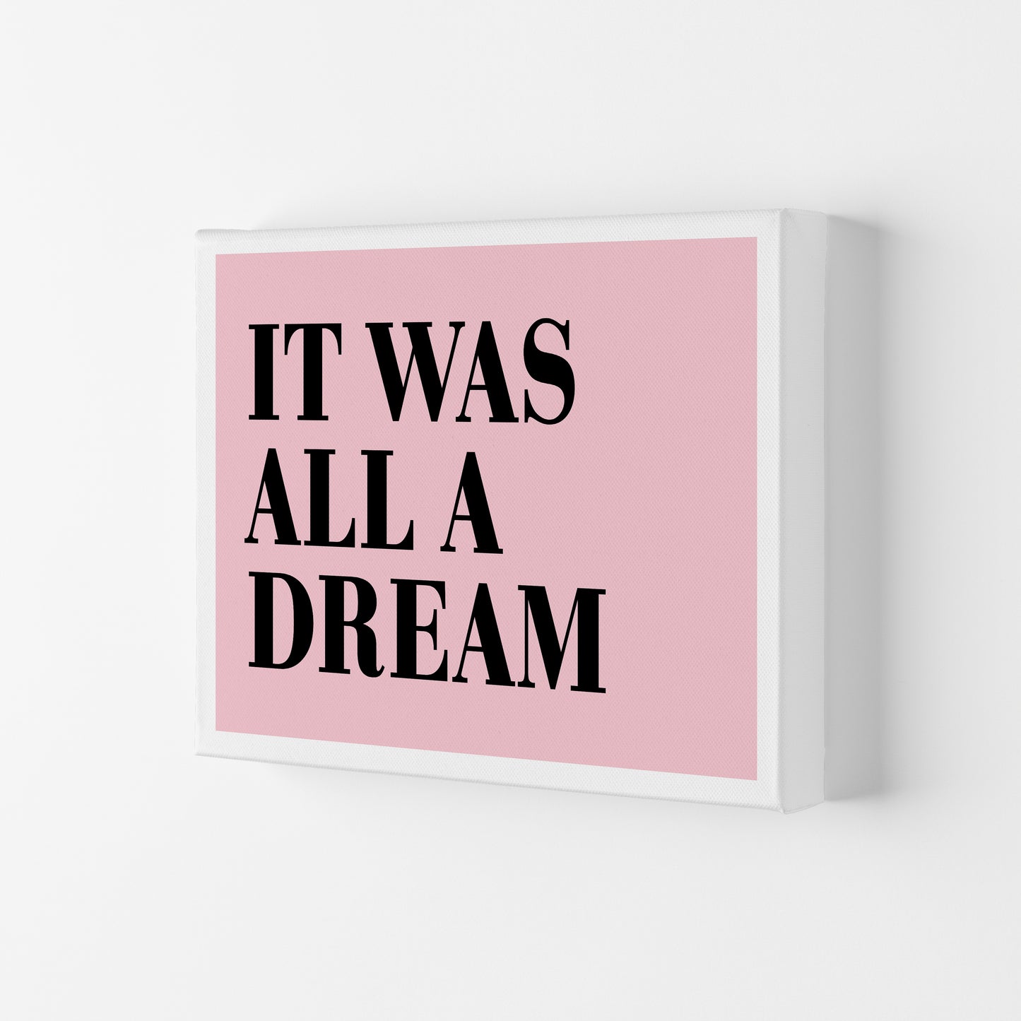 It Was All A Dream Neon Funk Art Print by Pixy Paper Canvas