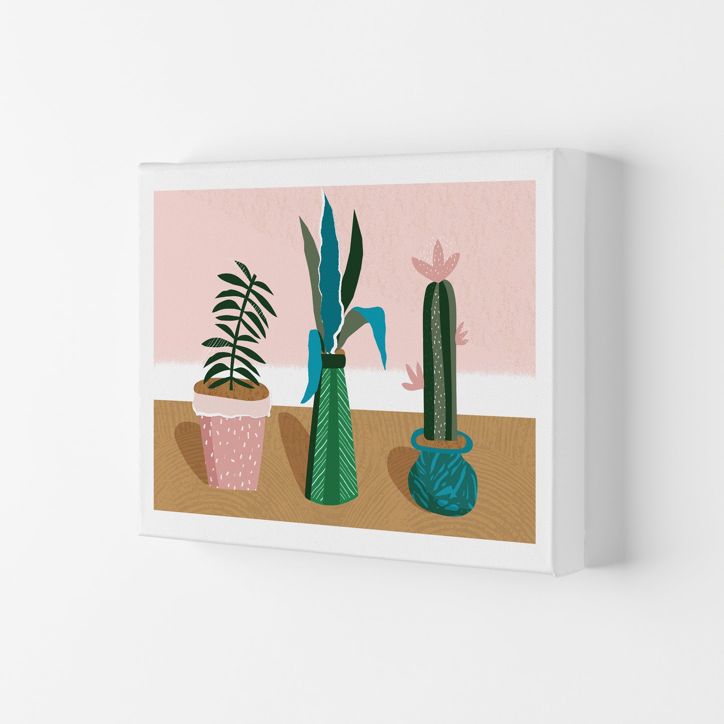 Plant Collection Jungle Abstract Art Print by Pixy Paper Canvas