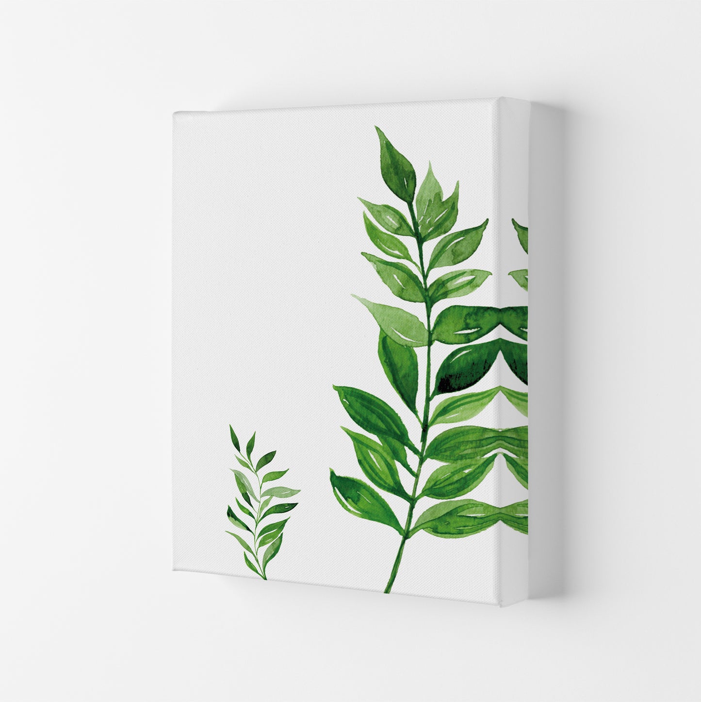 Side Leaf Exotic Art Print by Pixy Paper Canvas