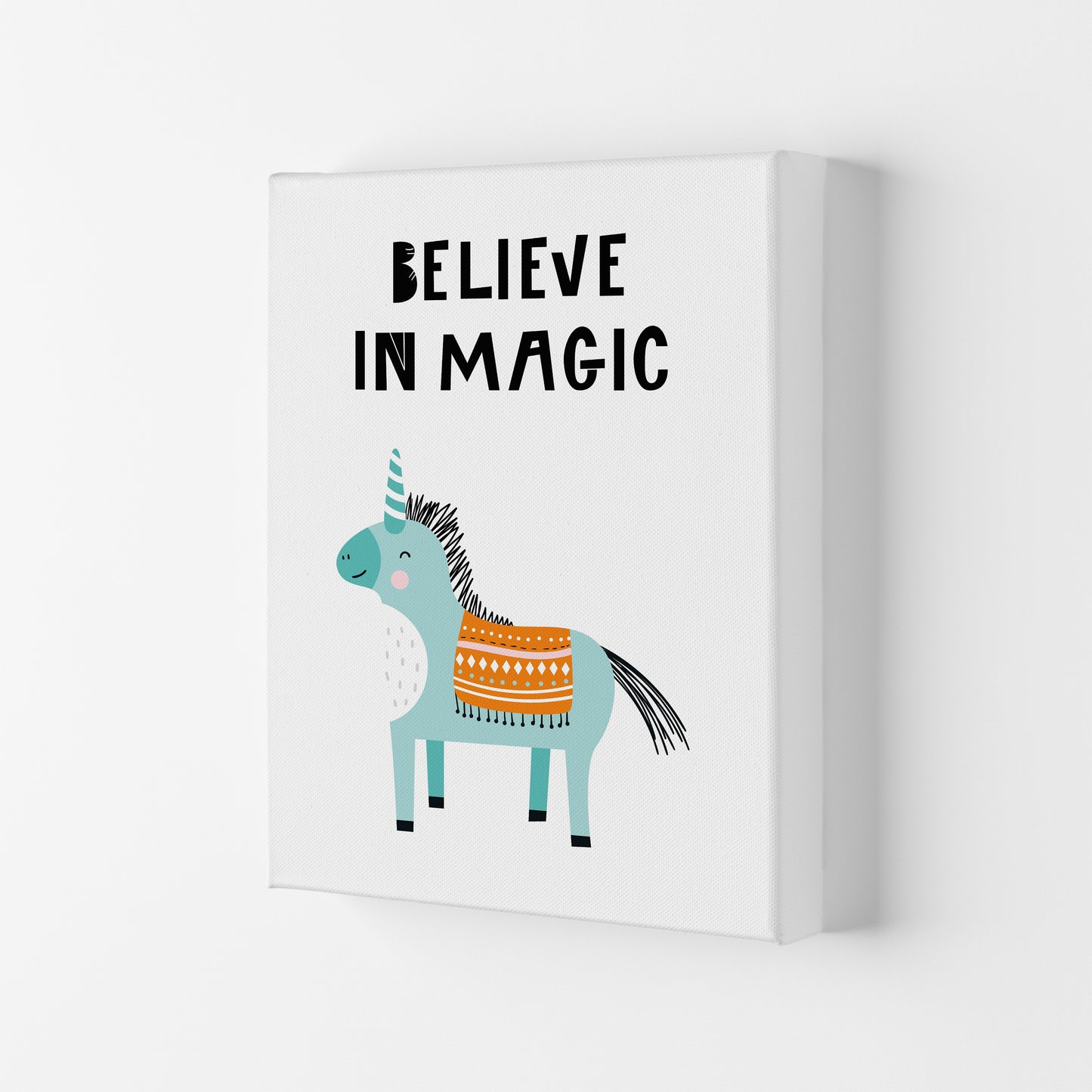 Believe In Magic Animal Pop Art Print by Pixy Paper Canvas