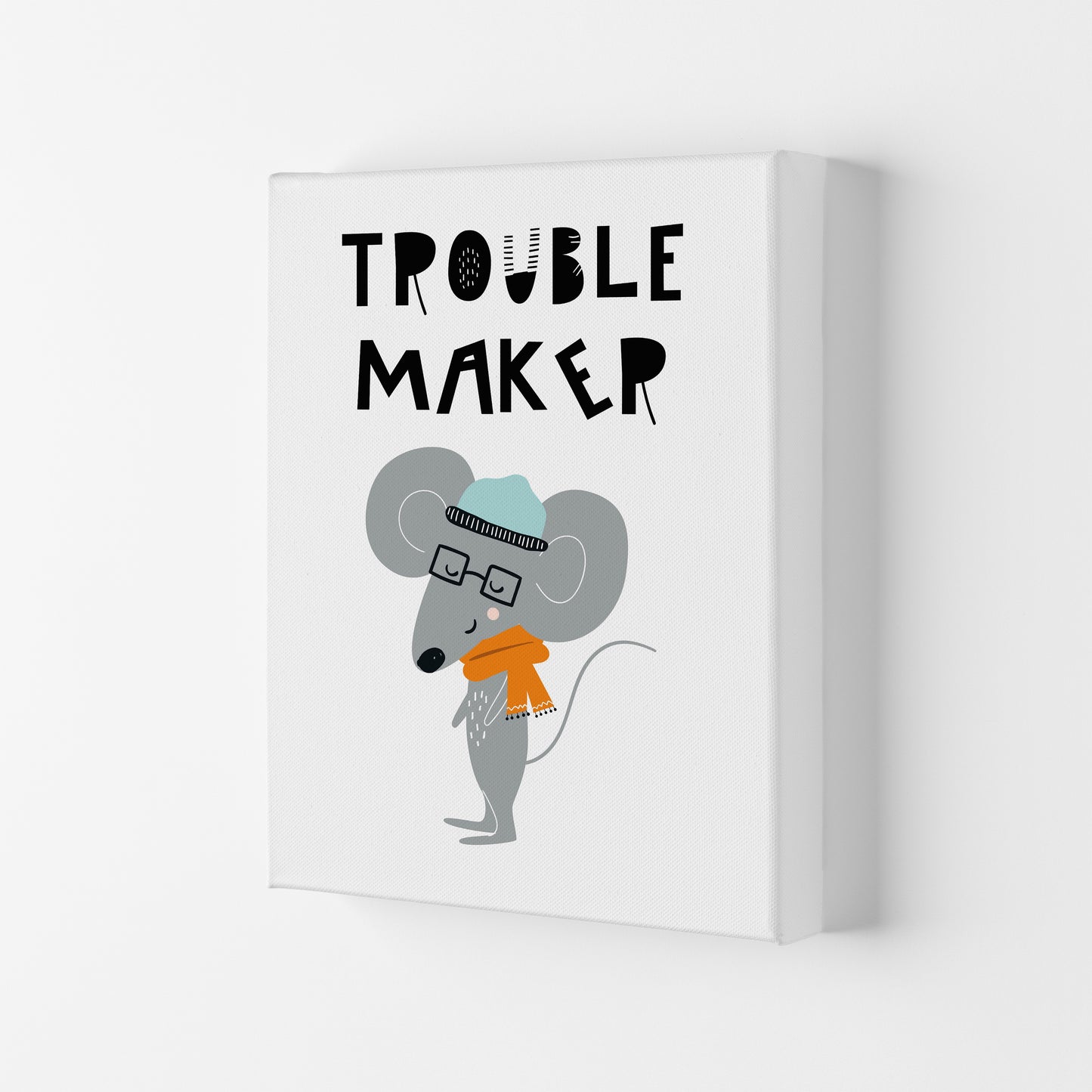 Trouble Maker Animal Pop Art Print by Pixy Paper Canvas