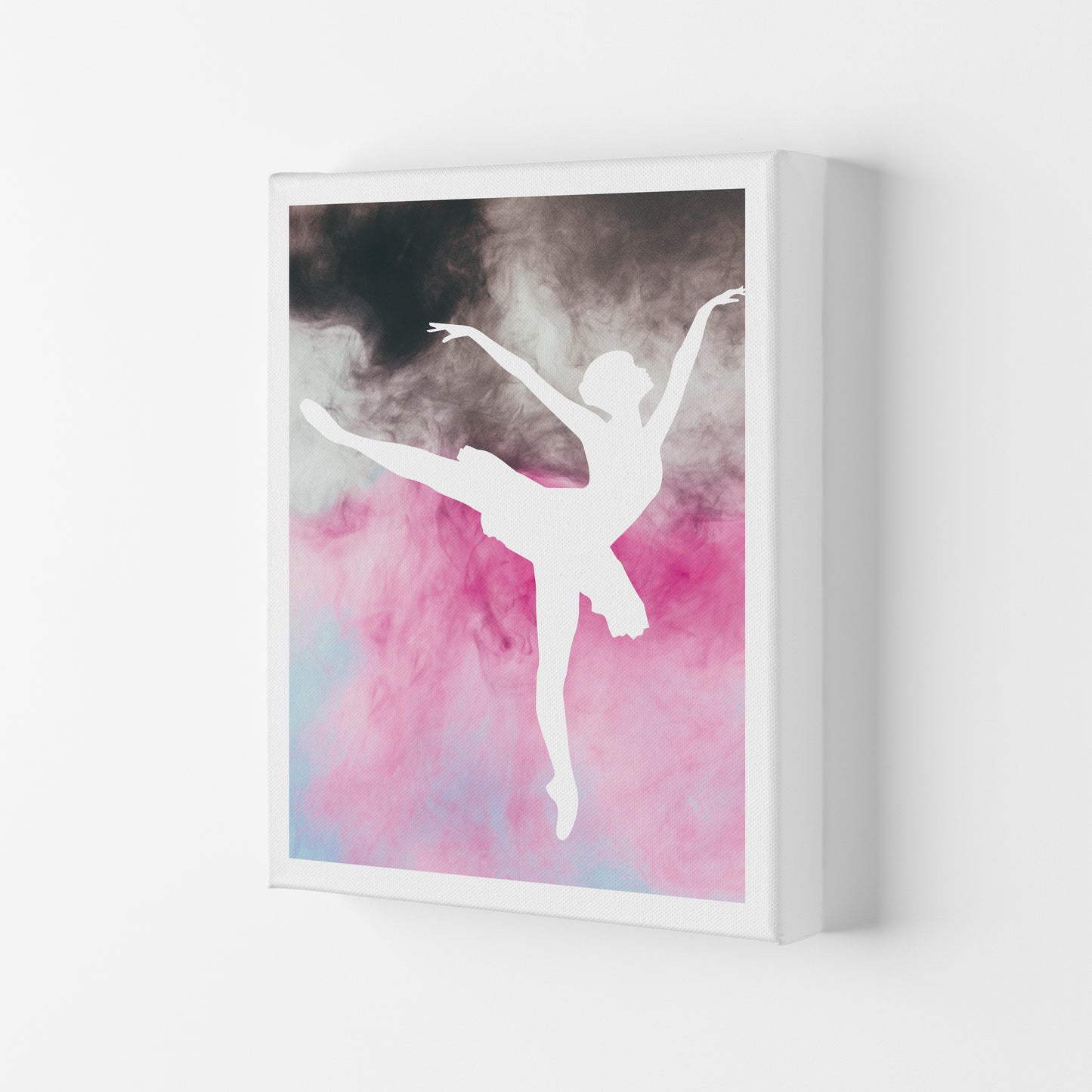 Ballerina Watercolour Art Print by Pixy Paper Canvas