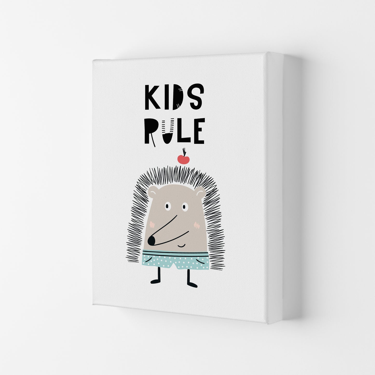 Kids Rule Animal Pop Art Print by Pixy Paper Canvas