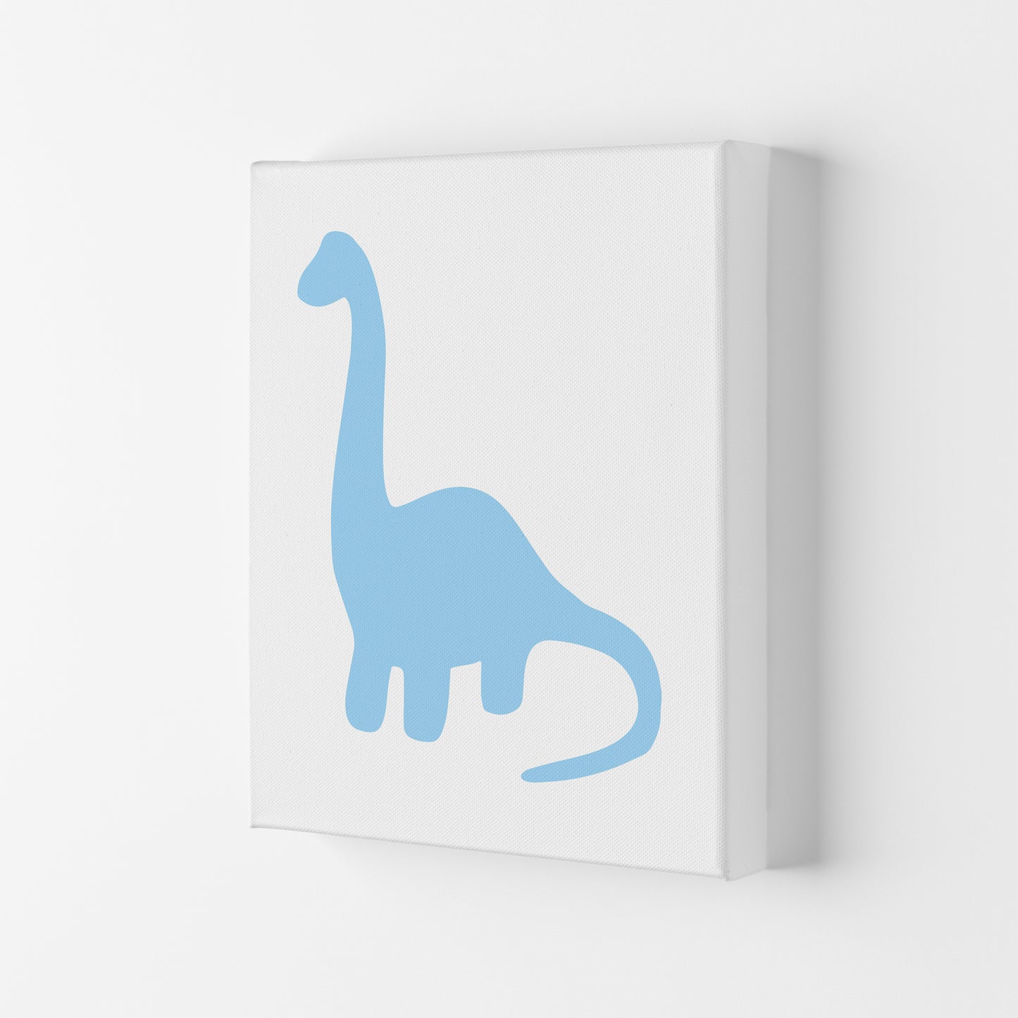 Brach Light Blue Art Print by Pixy Paper Canvas