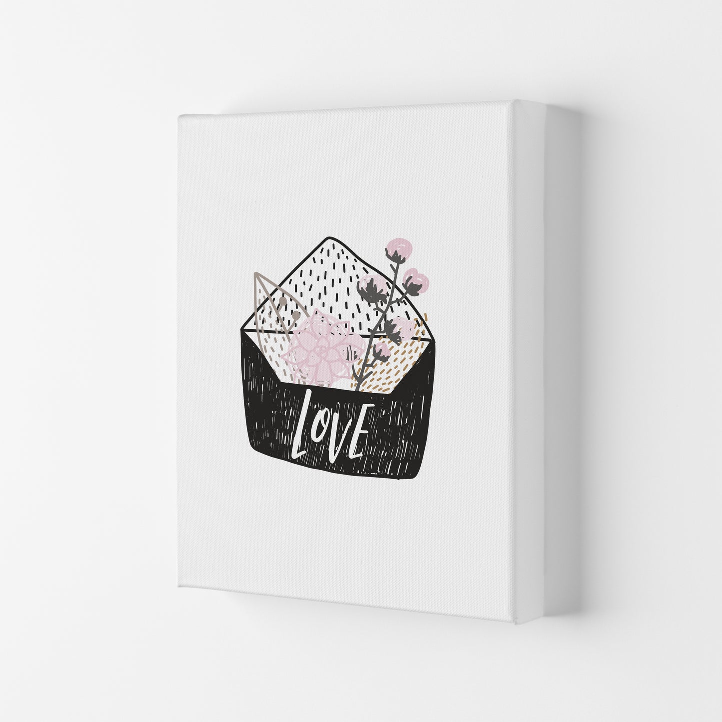 Love Letter Art Print by Pixy Paper Canvas