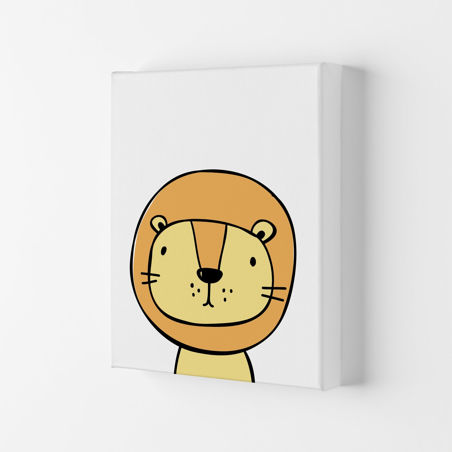 Lion Art Print by Pixy Paper Canvas