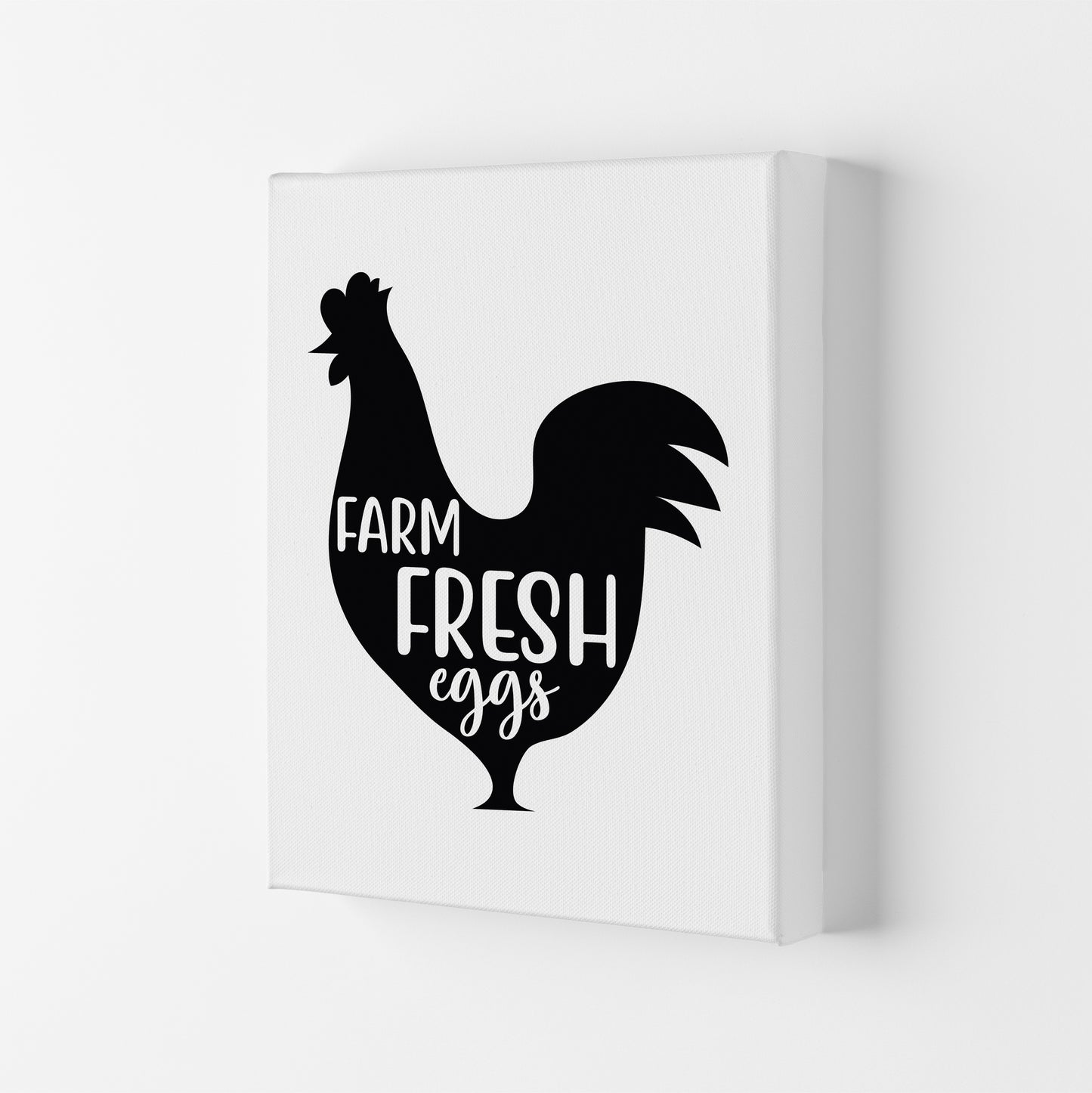 Farm Fresh Eggs Art Print by Pixy Paper Canvas
