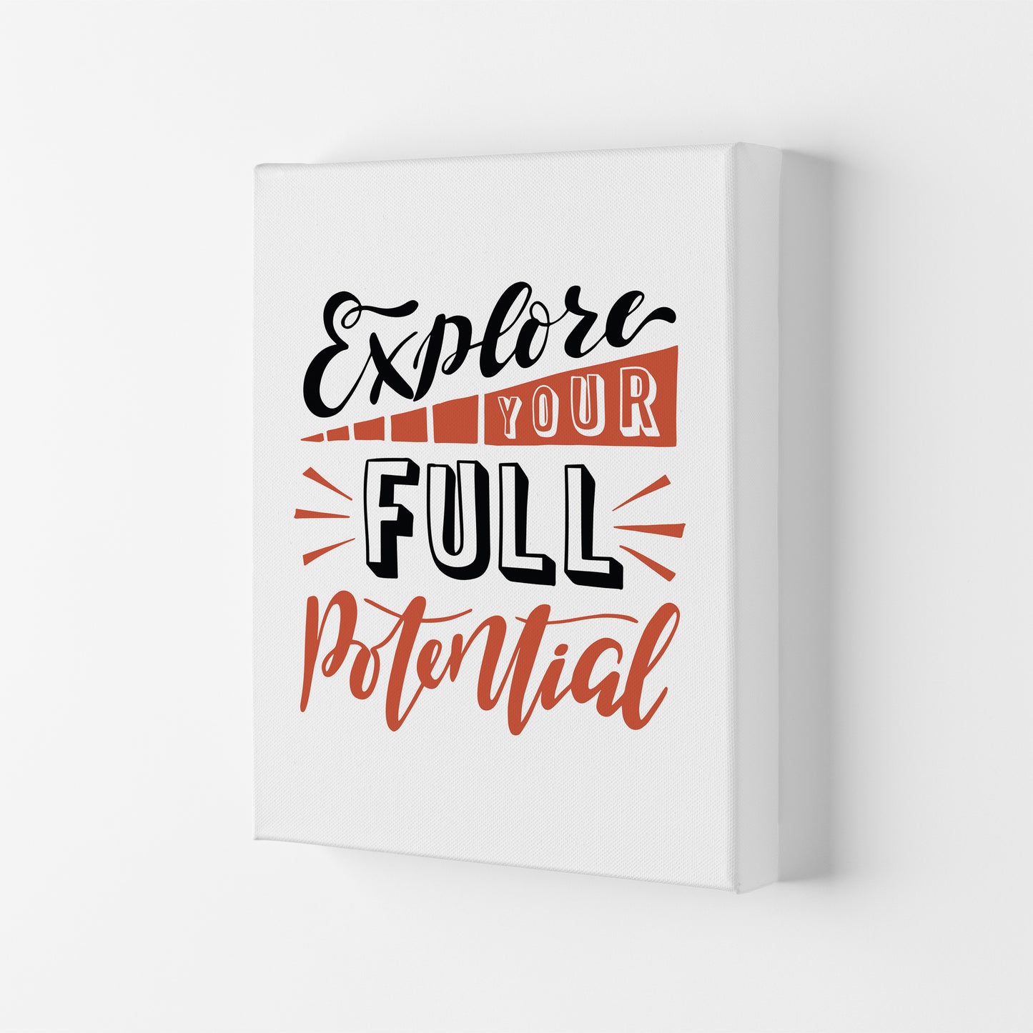 Explore Your Full Potential Art Print by Pixy Paper Canvas