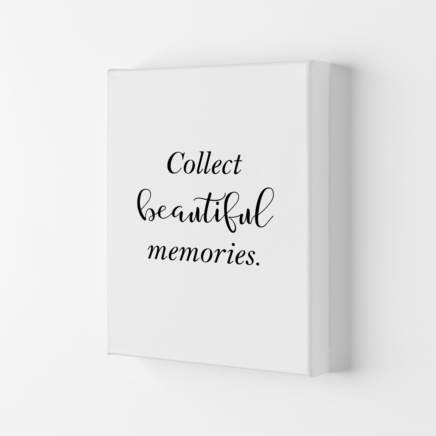 Collect Beautiful Memories Art Print by Pixy Paper Canvas