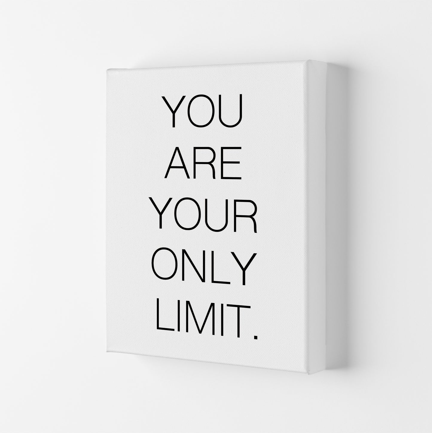 You Are Your Own Limit Art Print by Pixy Paper Canvas