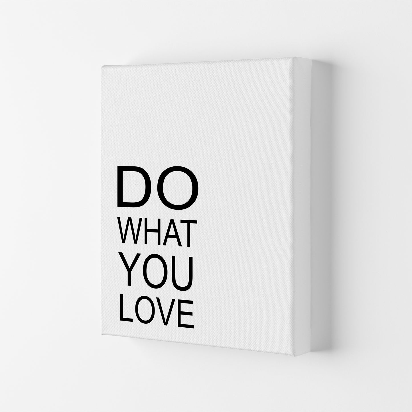 Do What You Love Art Print by Pixy Paper Canvas