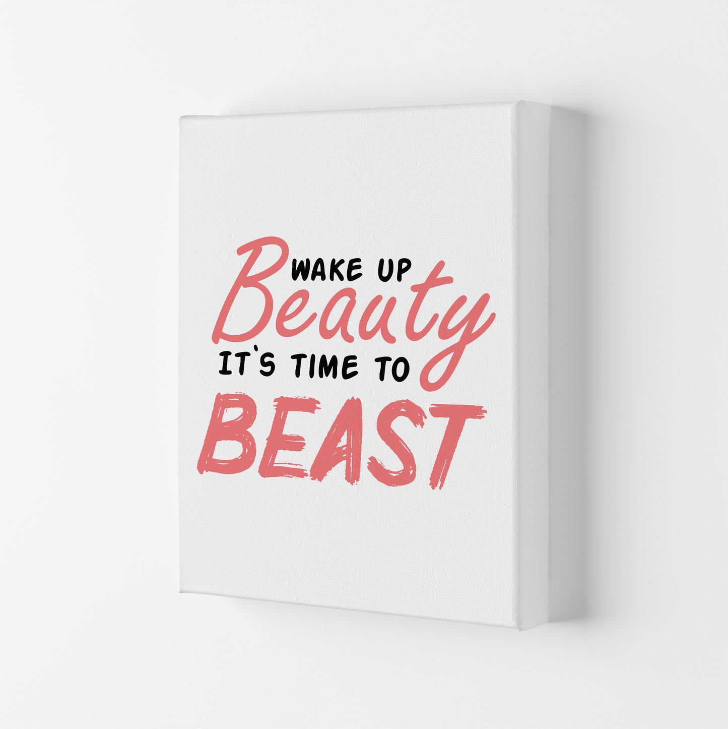 Wake Up Beauty Art Print by Pixy Paper Canvas