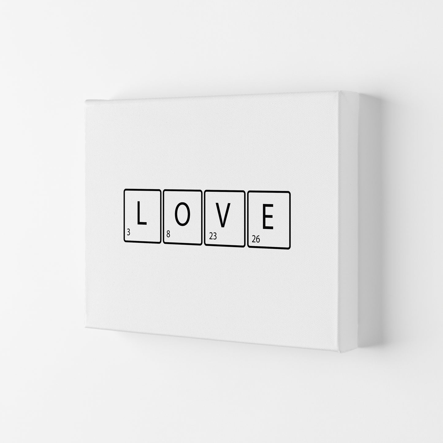 Love Letters Art Print by Pixy Paper Canvas