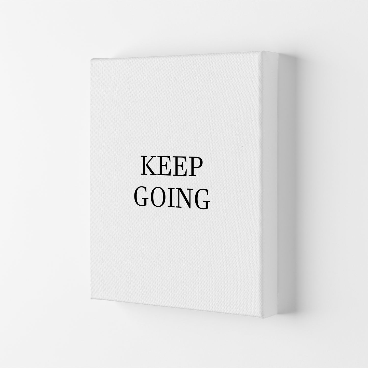 Keep Going Art Print by Pixy Paper Canvas