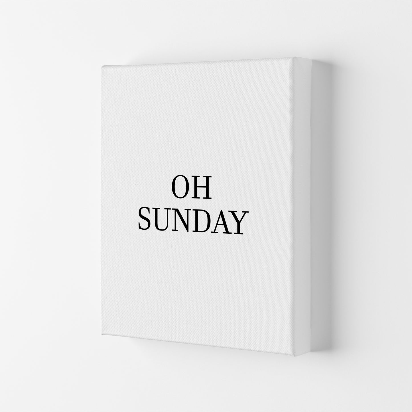 Oh Sunday Art Print by Pixy Paper Canvas