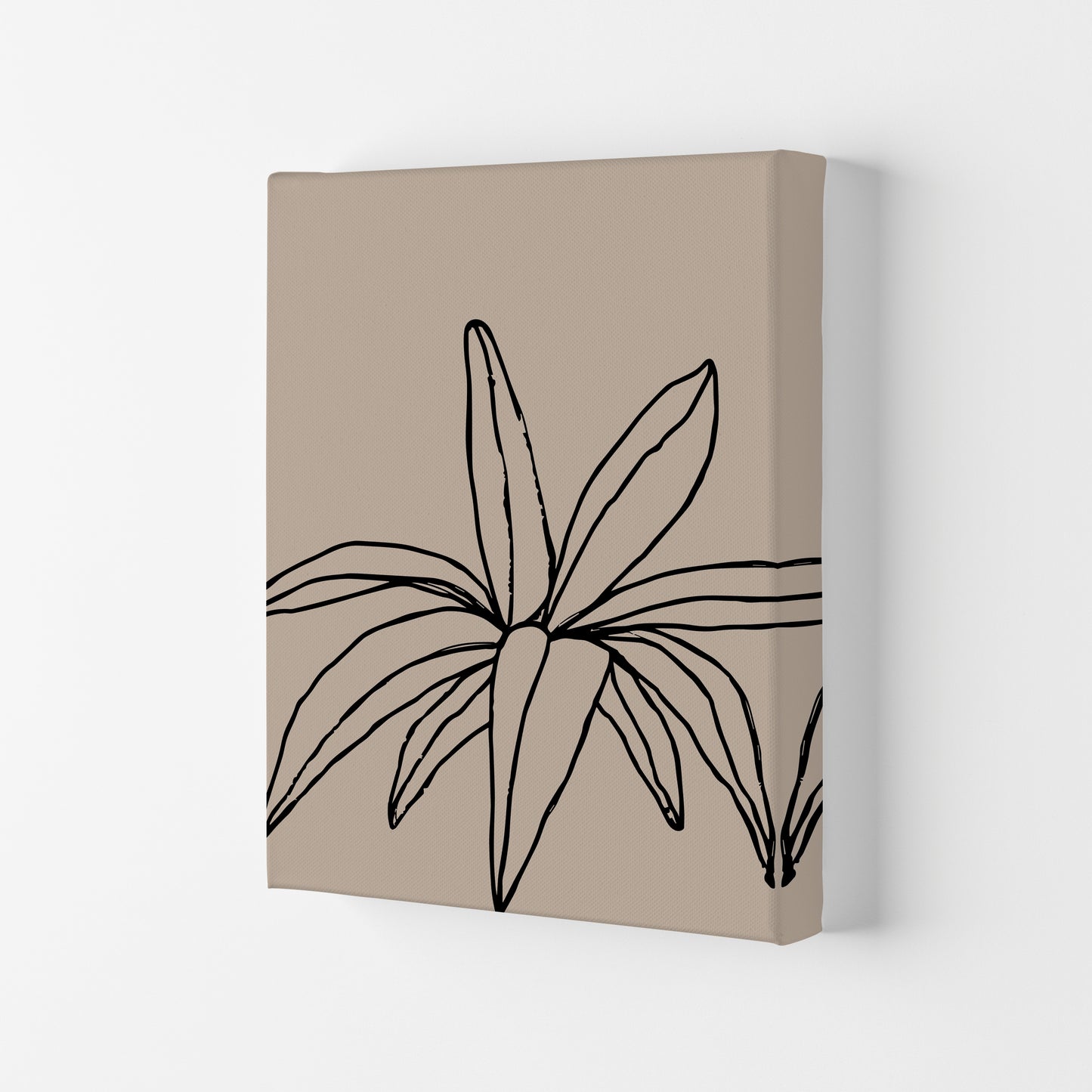 Autumn Leaf abstract Art Print by Pixy Paper Canvas