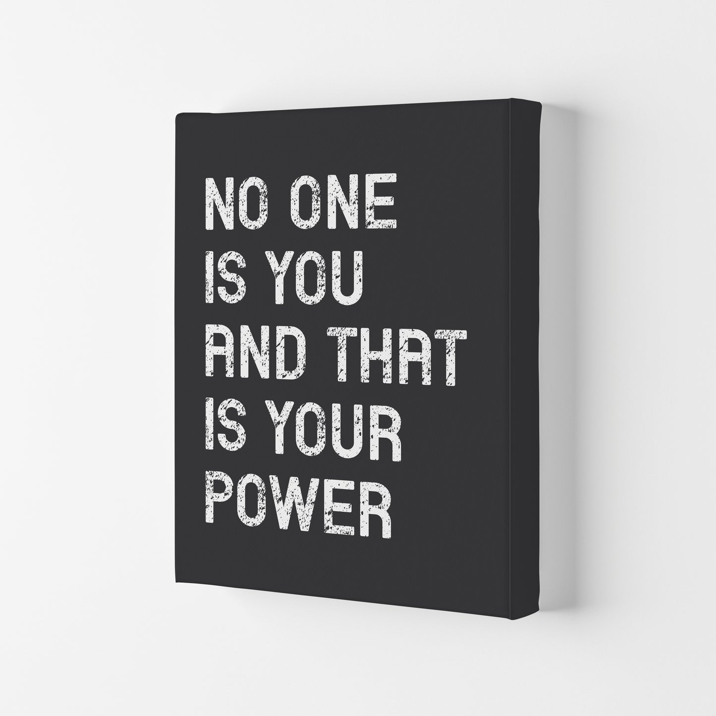 No One Is You Art Print by Pixy Paper Canvas