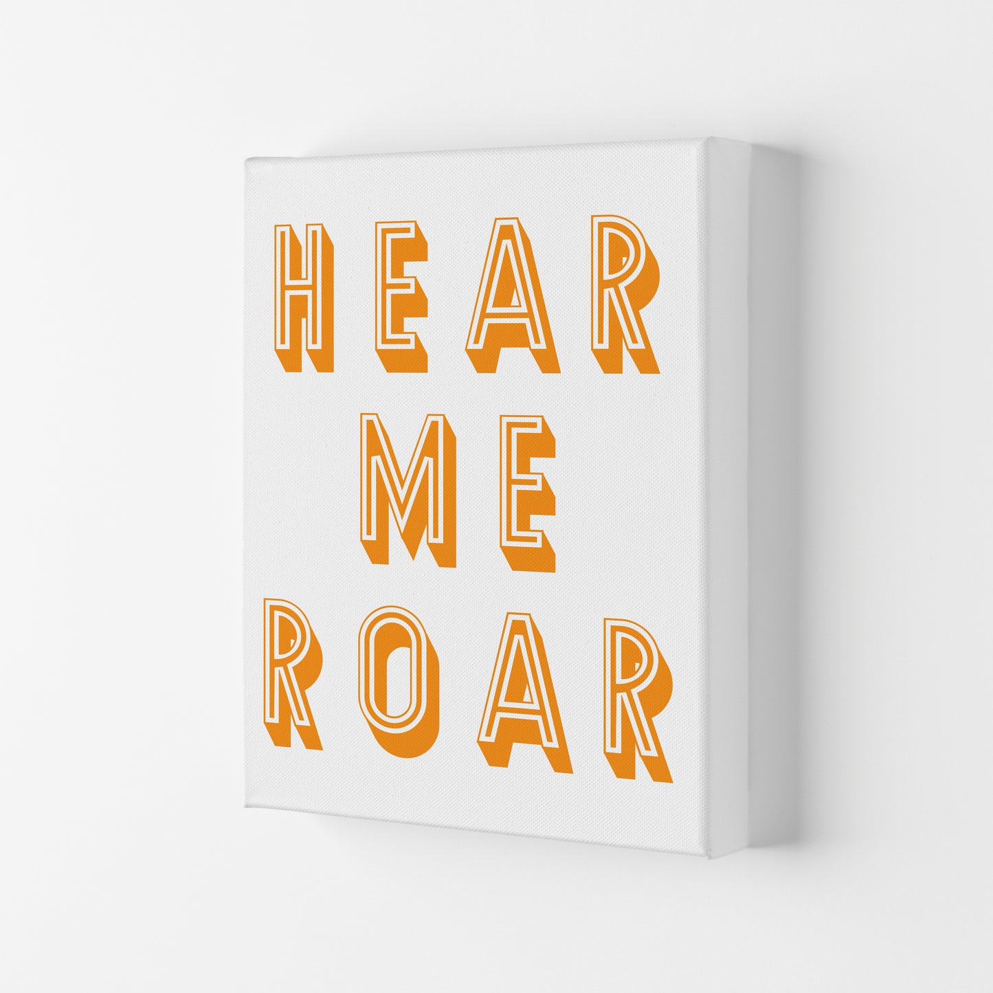 Hear Me Roar Art Print by Pixy Paper Canvas