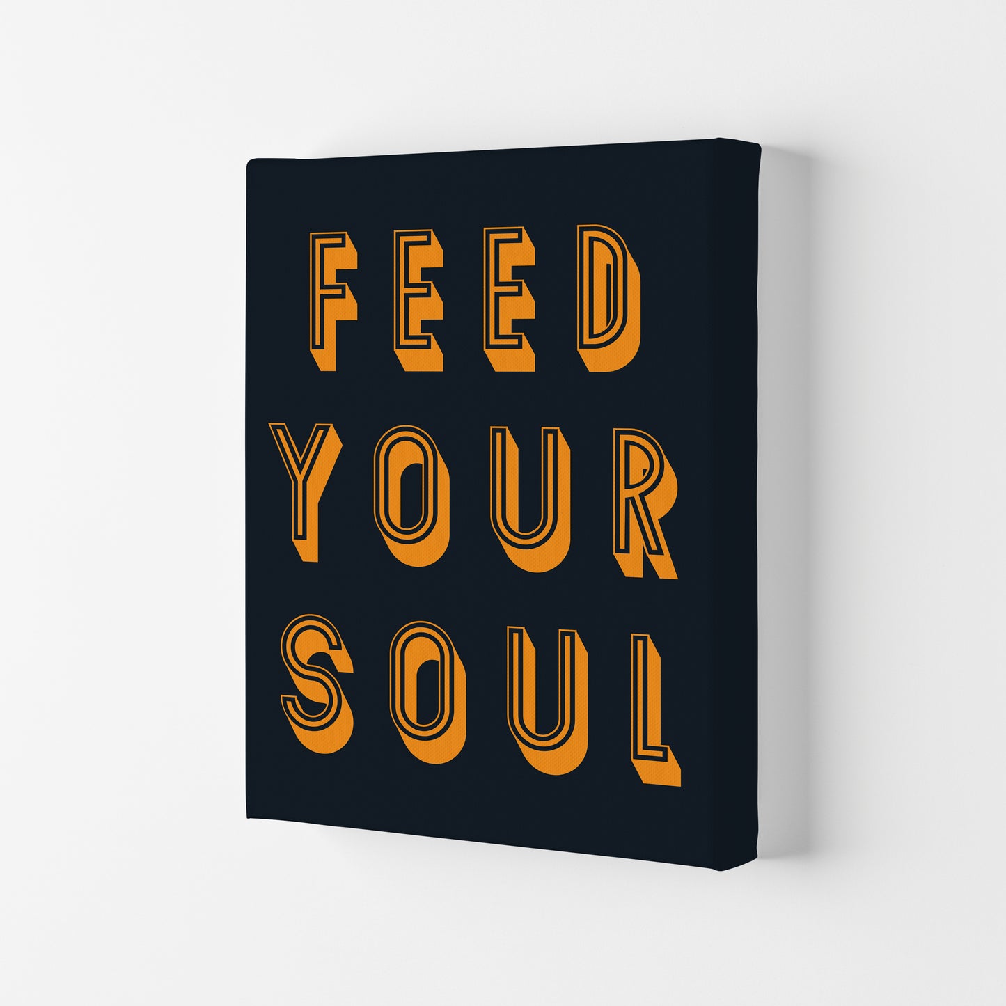 Feed Your Soul Art Print by Pixy Paper Canvas