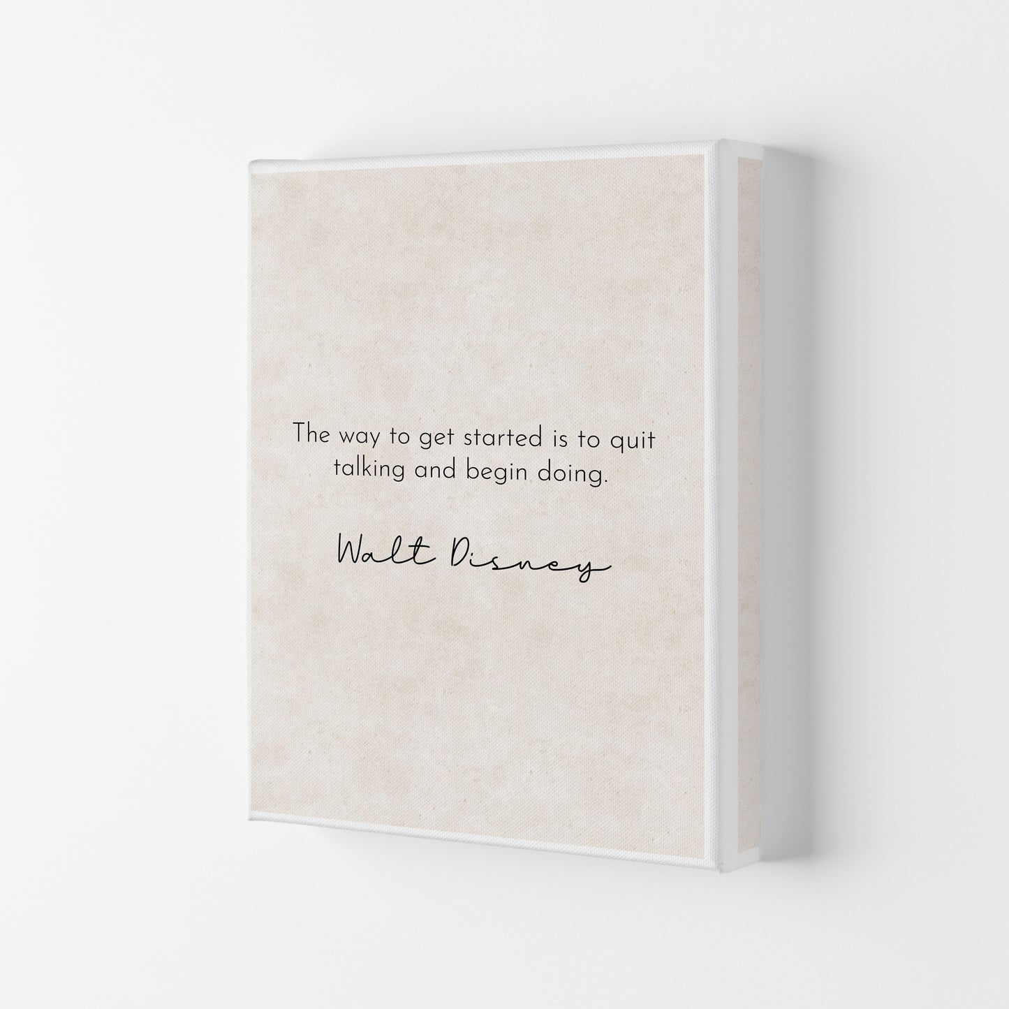 Quit Talking - Walt Disney Art Print by Pixy Paper Canvas