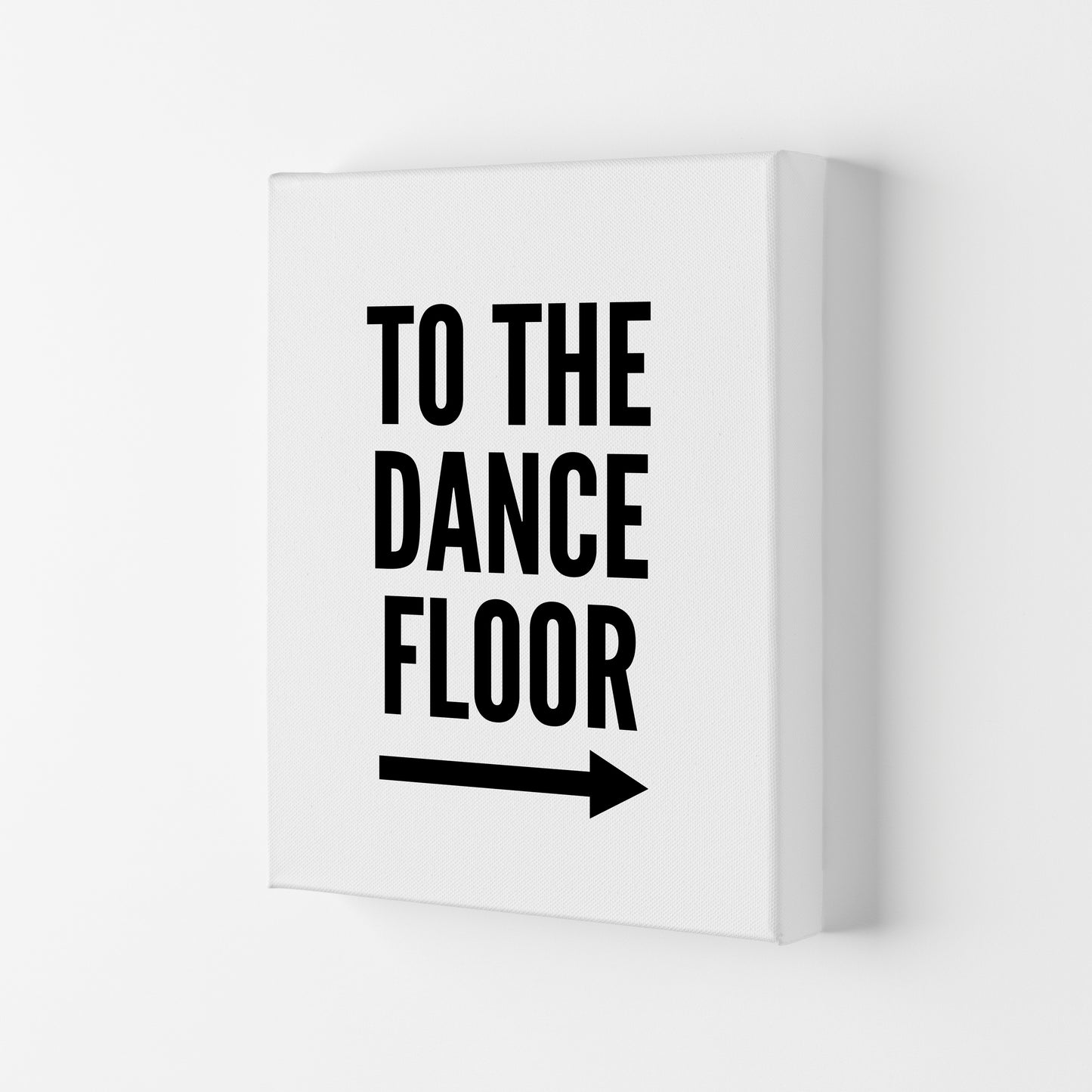 To The Dance Floor Art Print by Pixy Paper Canvas
