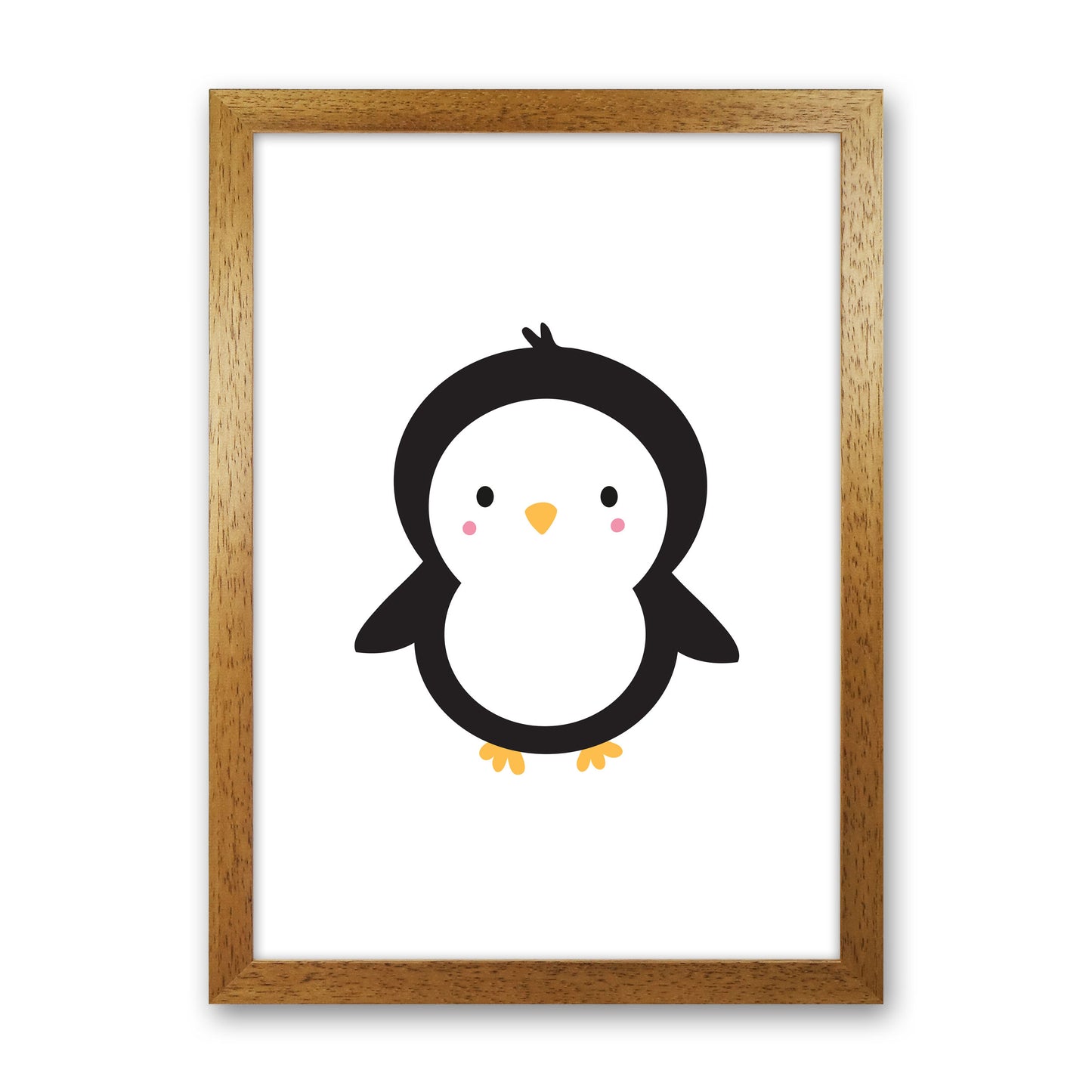 Children's Animals, Penguin Modern Print Oak Grain