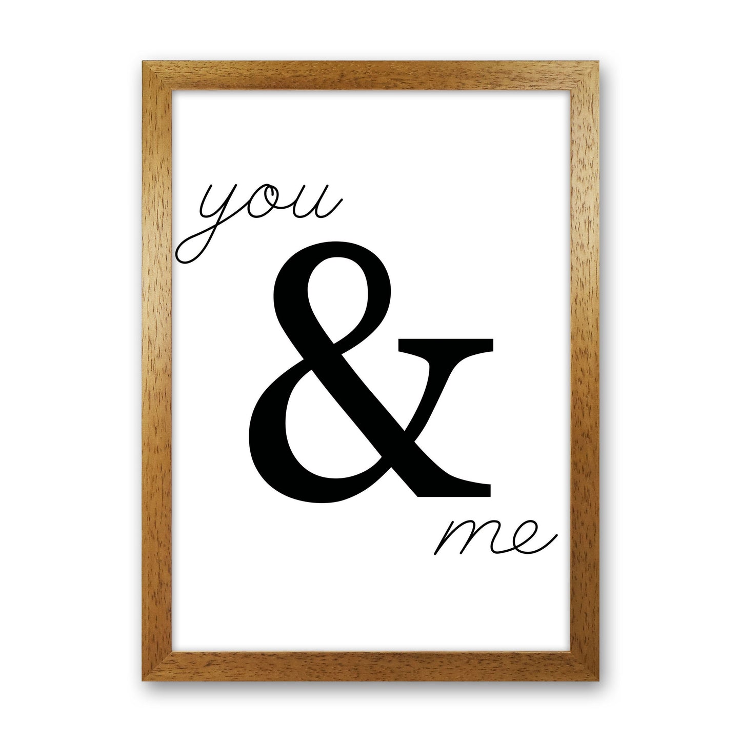 You & Me Modern Print Oak Grain